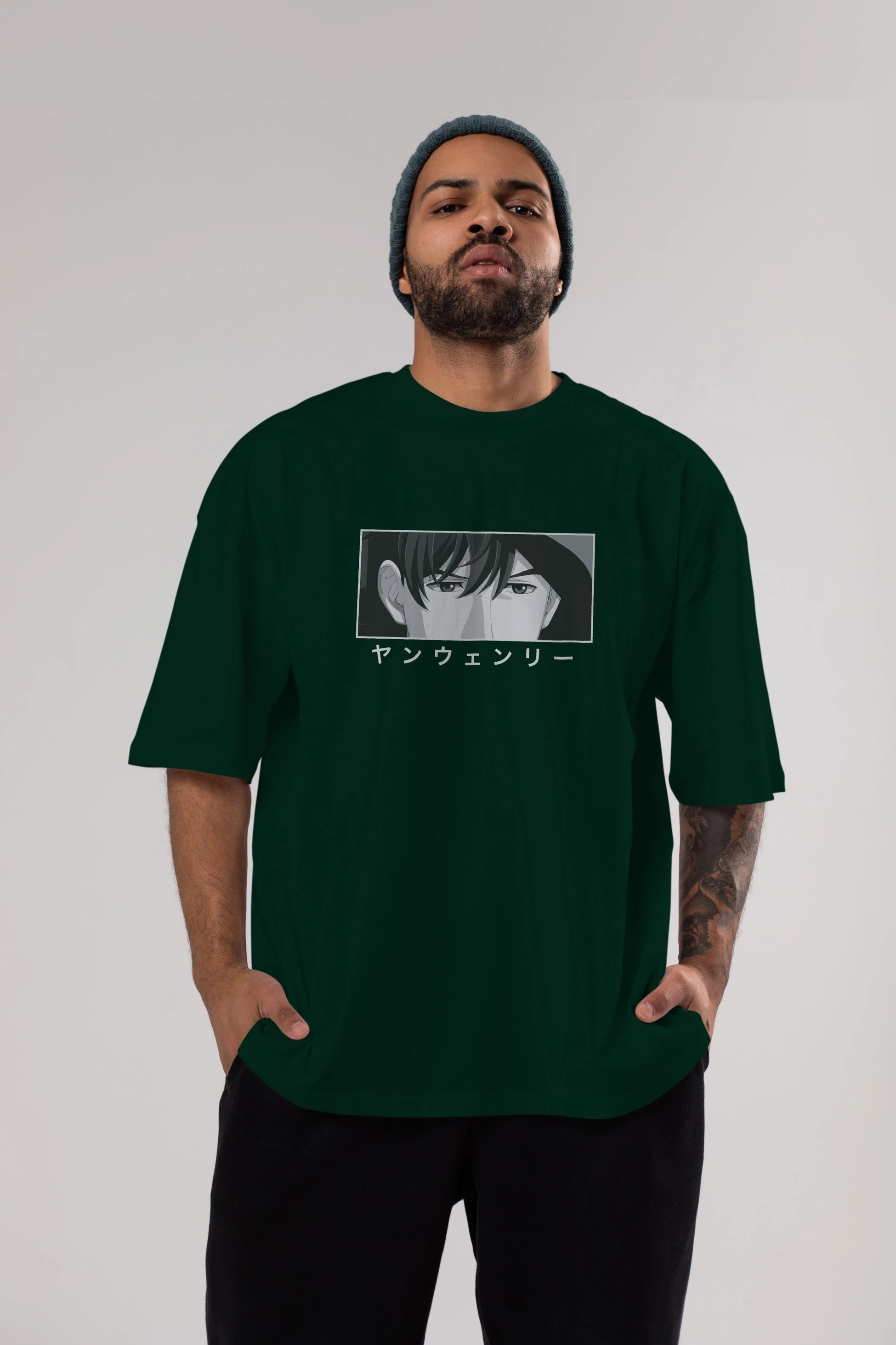 Wen-li Yang 1 Anime Ön Baskılı Oversize t-shirt %100 pamuk Erkek Kadın Unisex