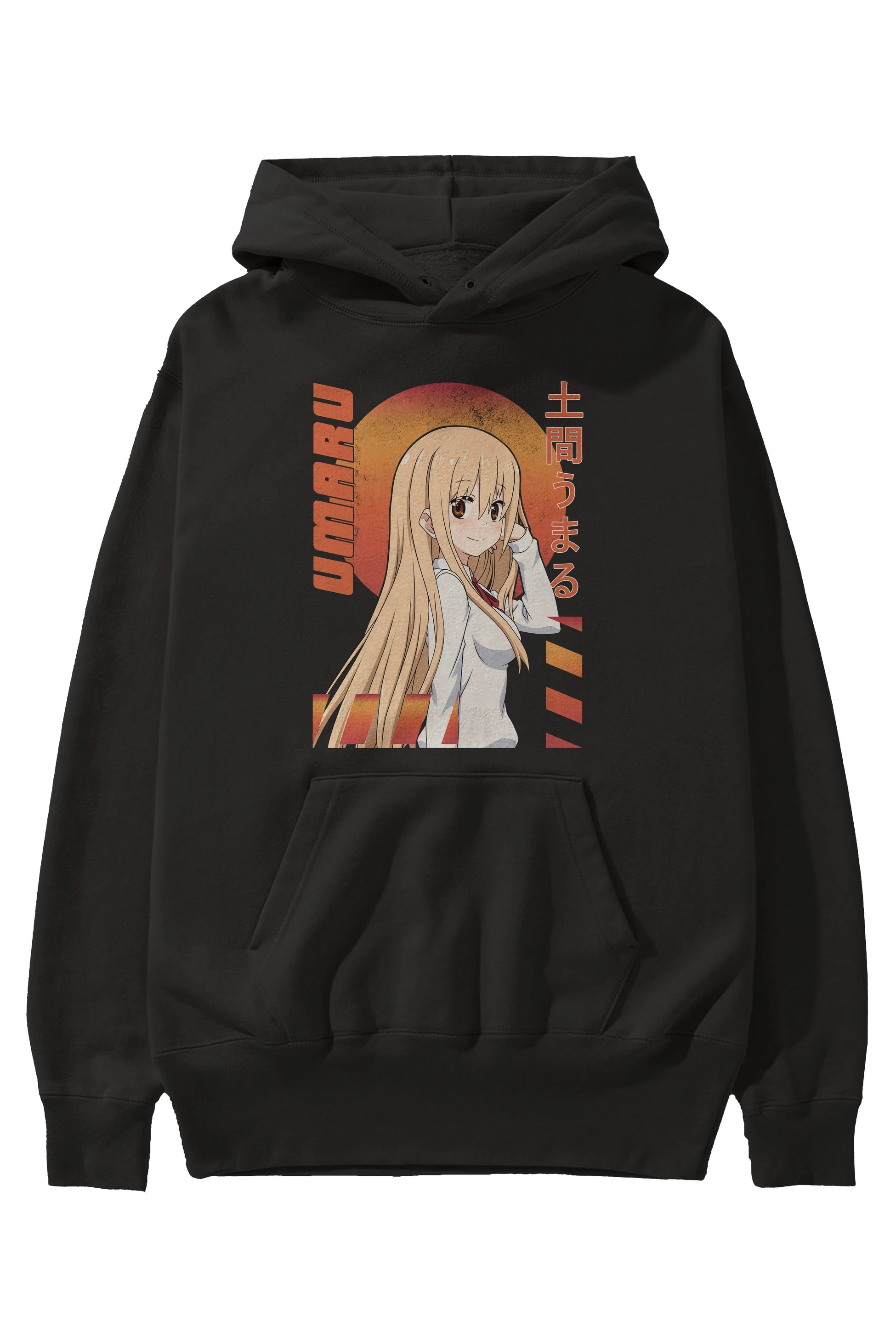 Umaru Doma 5 Anime Ön Baskılı Hoodie Oversize Kapüşonlu Sweatshirt Erkek Kadın Unisex
