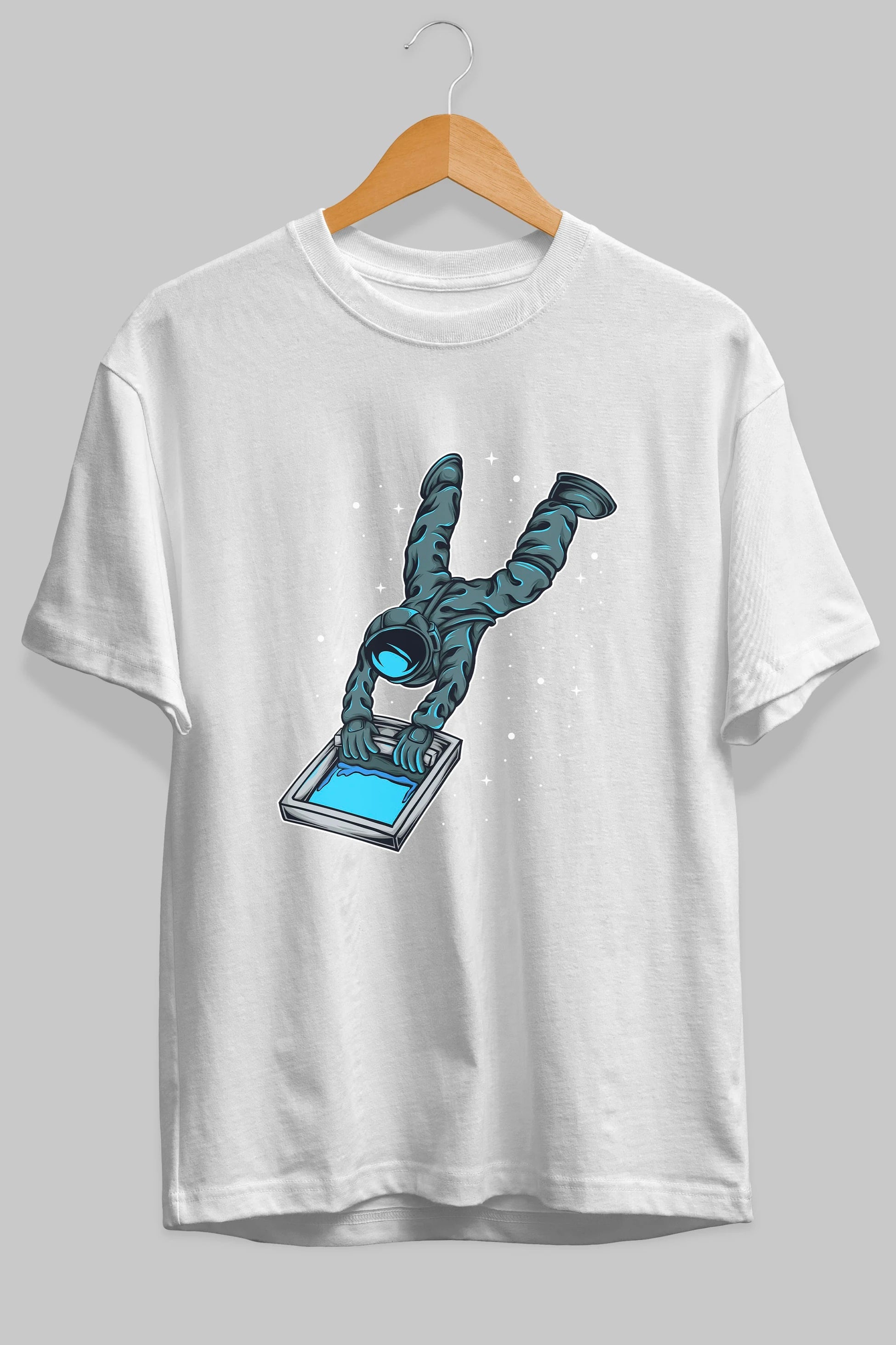 Astroscreen Ön Baskılı Oversize t-shirt Erkek Kadın Unisex