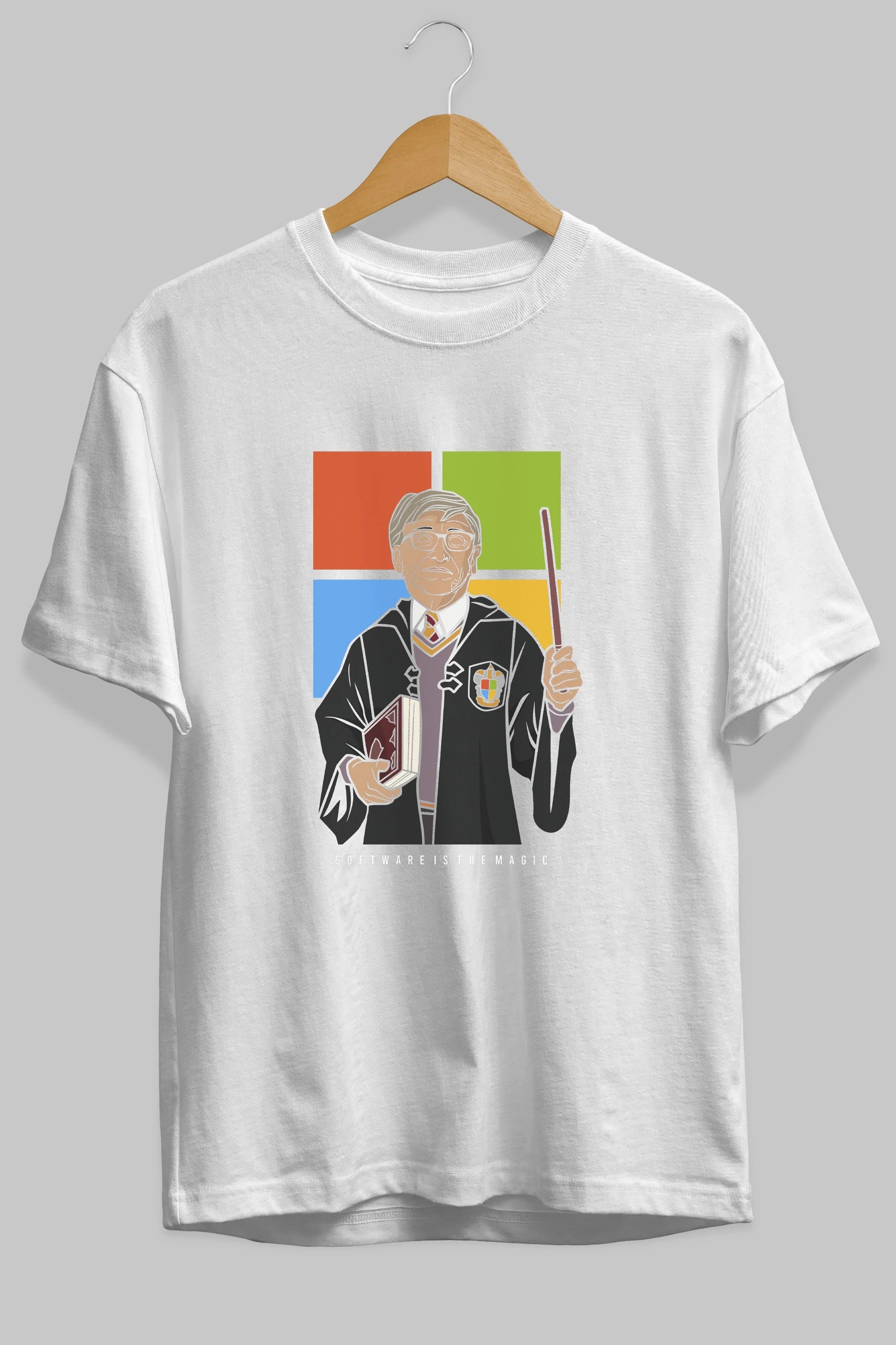 Harry Potter Gates Ön Baskılı Oversize t-shirt Erkek Kadın Unisex %100 Pamuk tişort