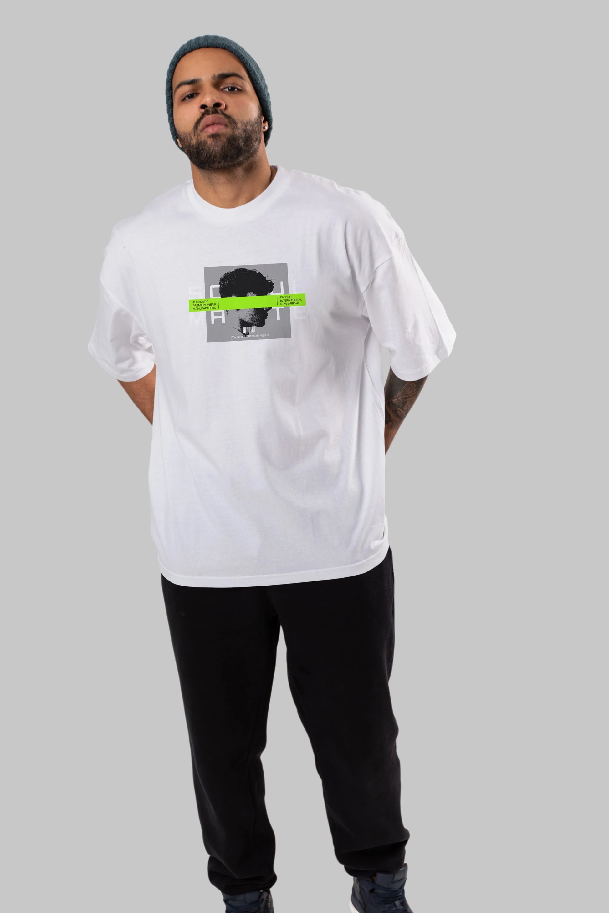Soul Mate Ön Baskılı Oversize t-shirt Erkek Kadın Unisex