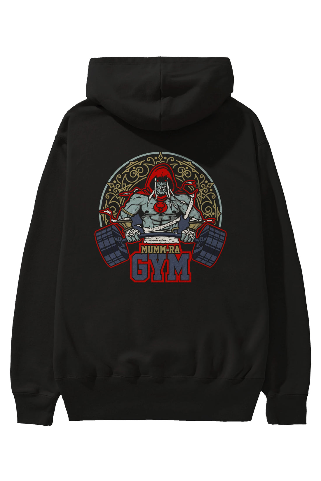 Mumm-ra GYM Arka Baskılı Hoodie Oversize Kapüşonlu Sweatshirt Erkek Kadın Unisex