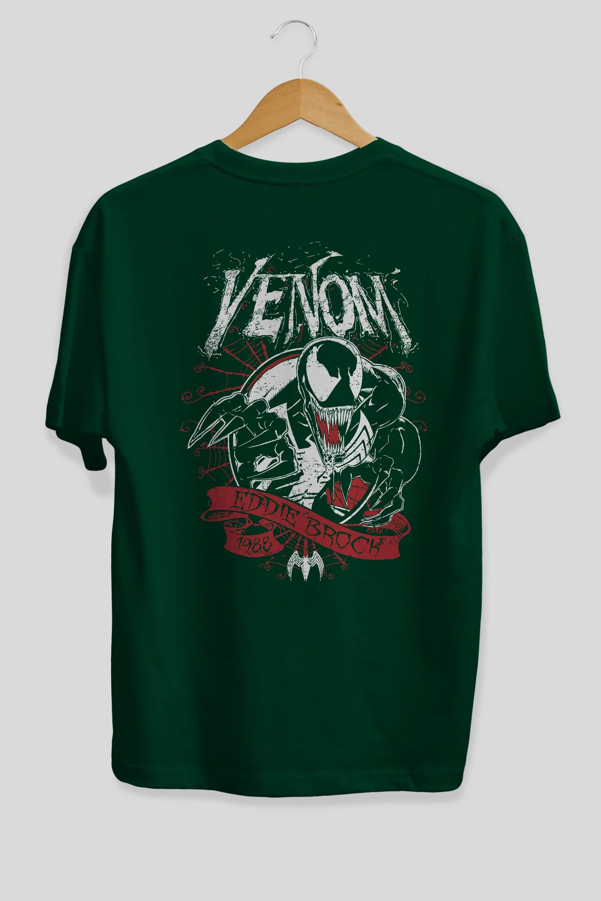 Venom (11) Arka Baskılı Oversize t-shirt Erkek Kadın Unisex %100 Pamuk Bisiklet Yaka tişort