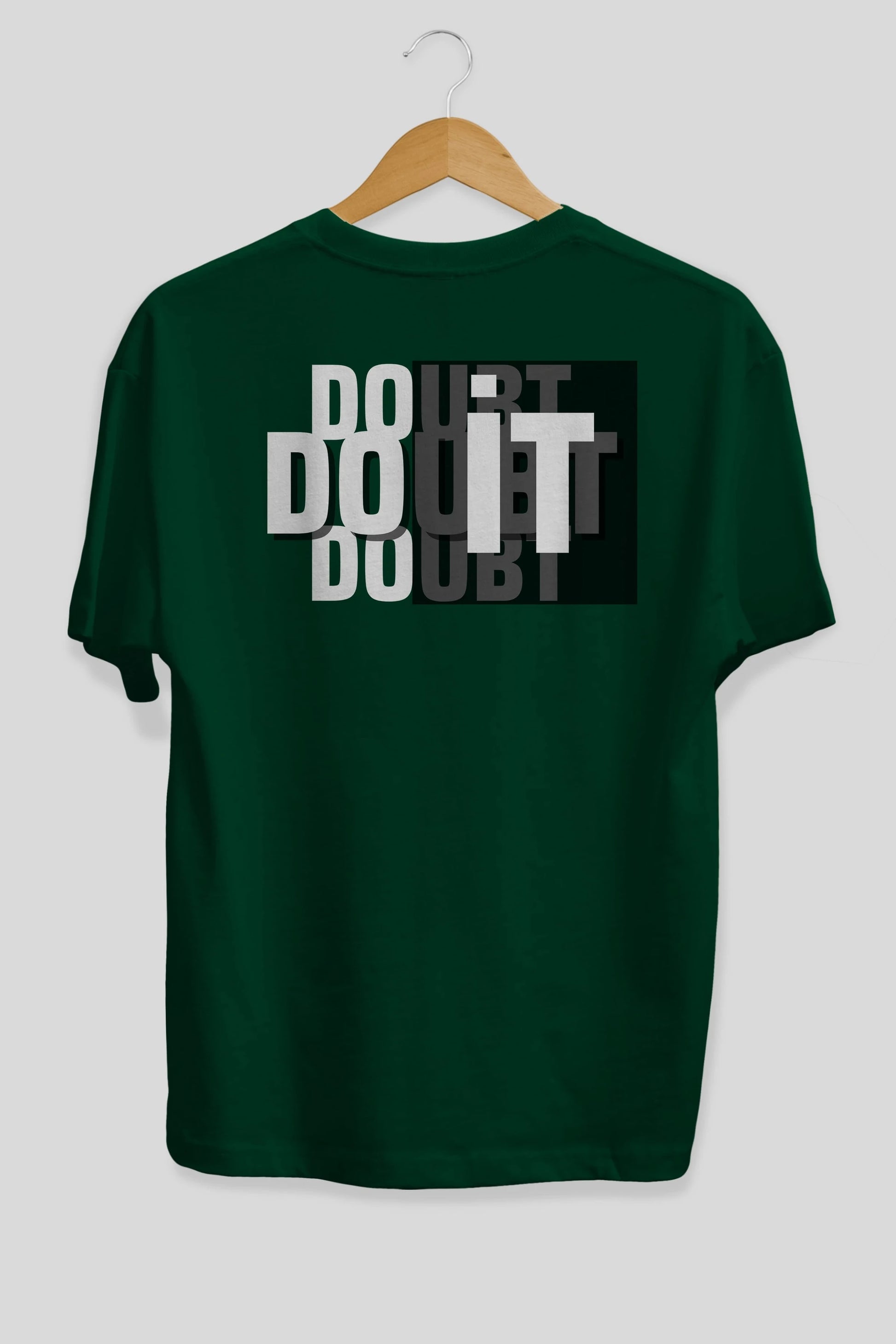 Do it Yazılı Arka Baskılı Oversize t-shirt Erkek Kadın Unisex