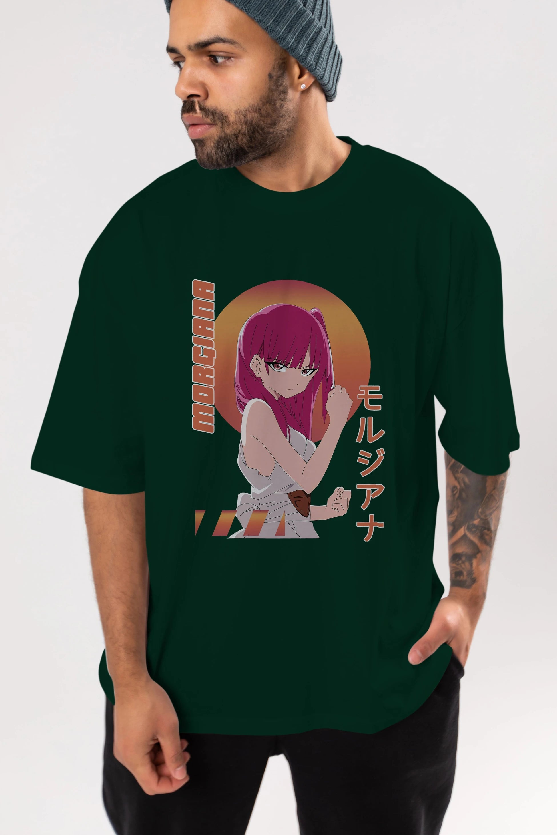 Morgiana 5 Anime Ön Baskılı Oversize t-shirt %100 pamuk Erkek Kadın Unisex