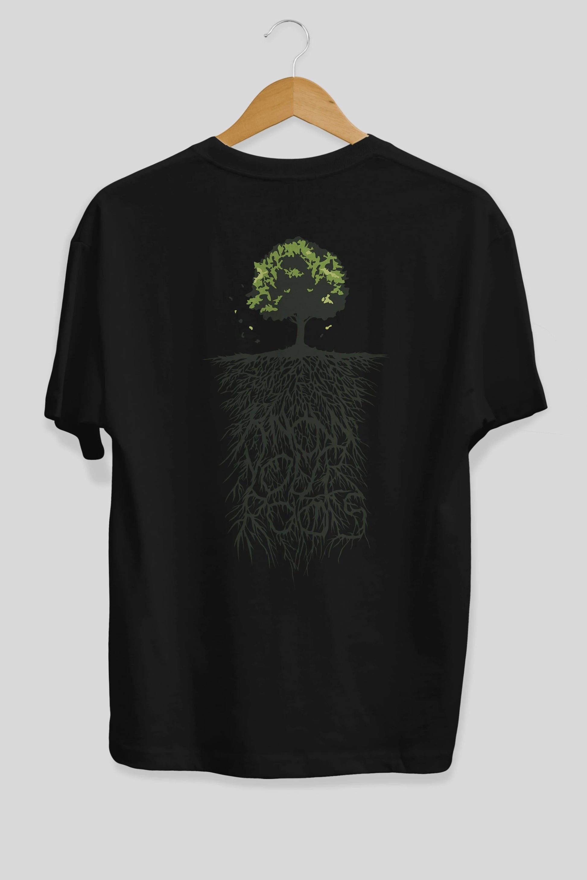 Know Your Roots Arka Baskılı Oversize t-shirt %100 pamuk Erkek Kadın Unisex
