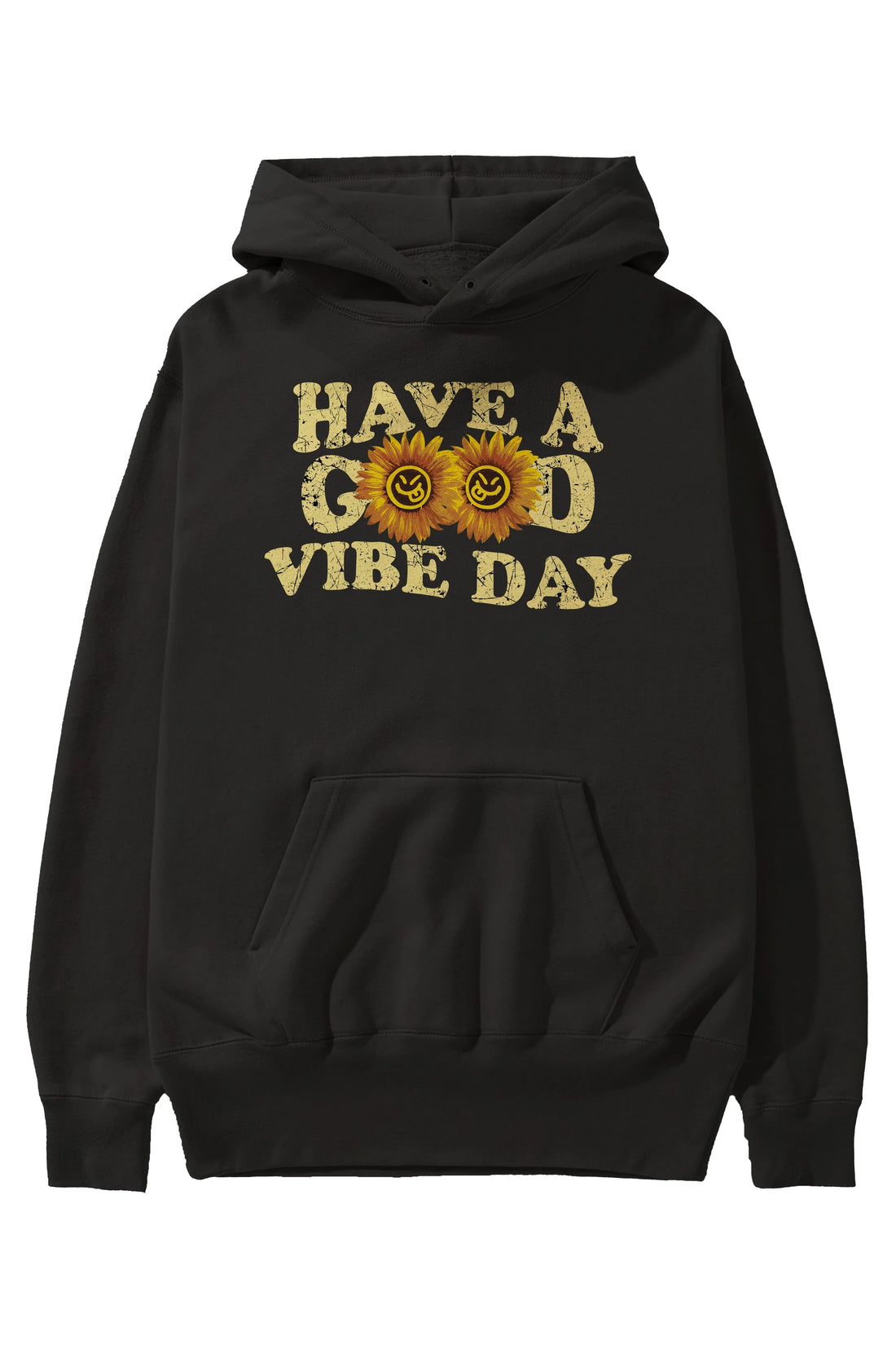 Have a Good Vibe Day Ön Baskılı Hoodie Oversize Kapüşonlu Sweatshirt Erkek Kadın Unisex