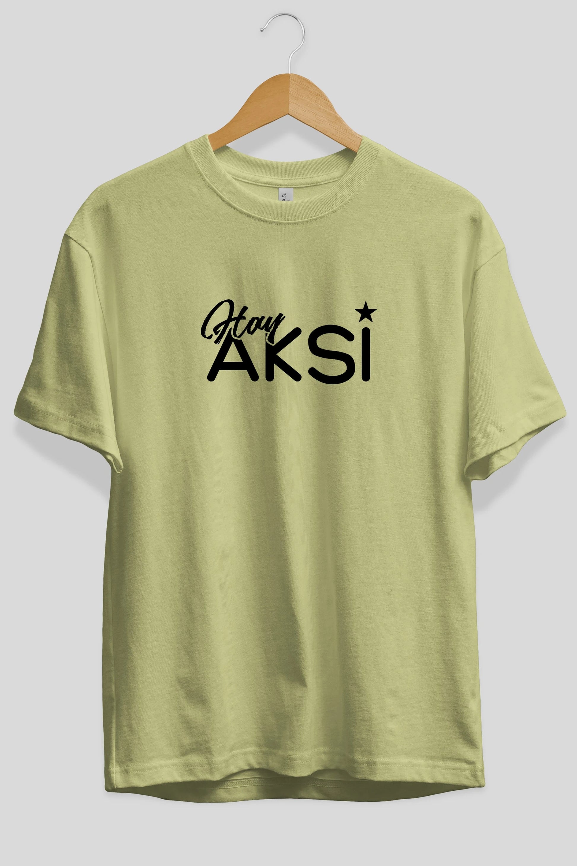 Hay Aksi Ön Baskılı Oversize t-shirt %100 pamuk Erkek Kadın Unisex
