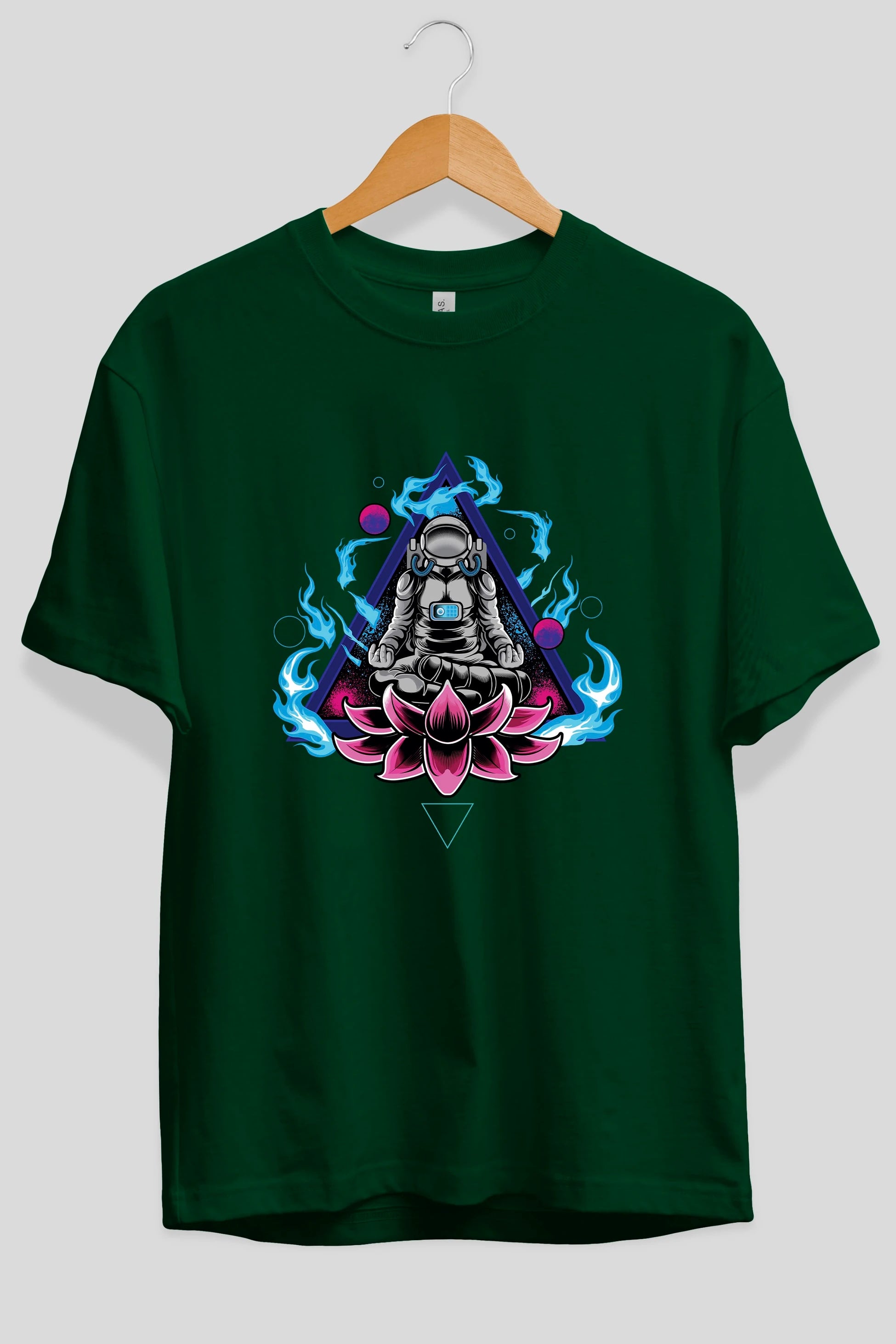 Astronaut Meditation (2) Ön Baskılı Oversize t-shirt Erkek Kadın Unisex