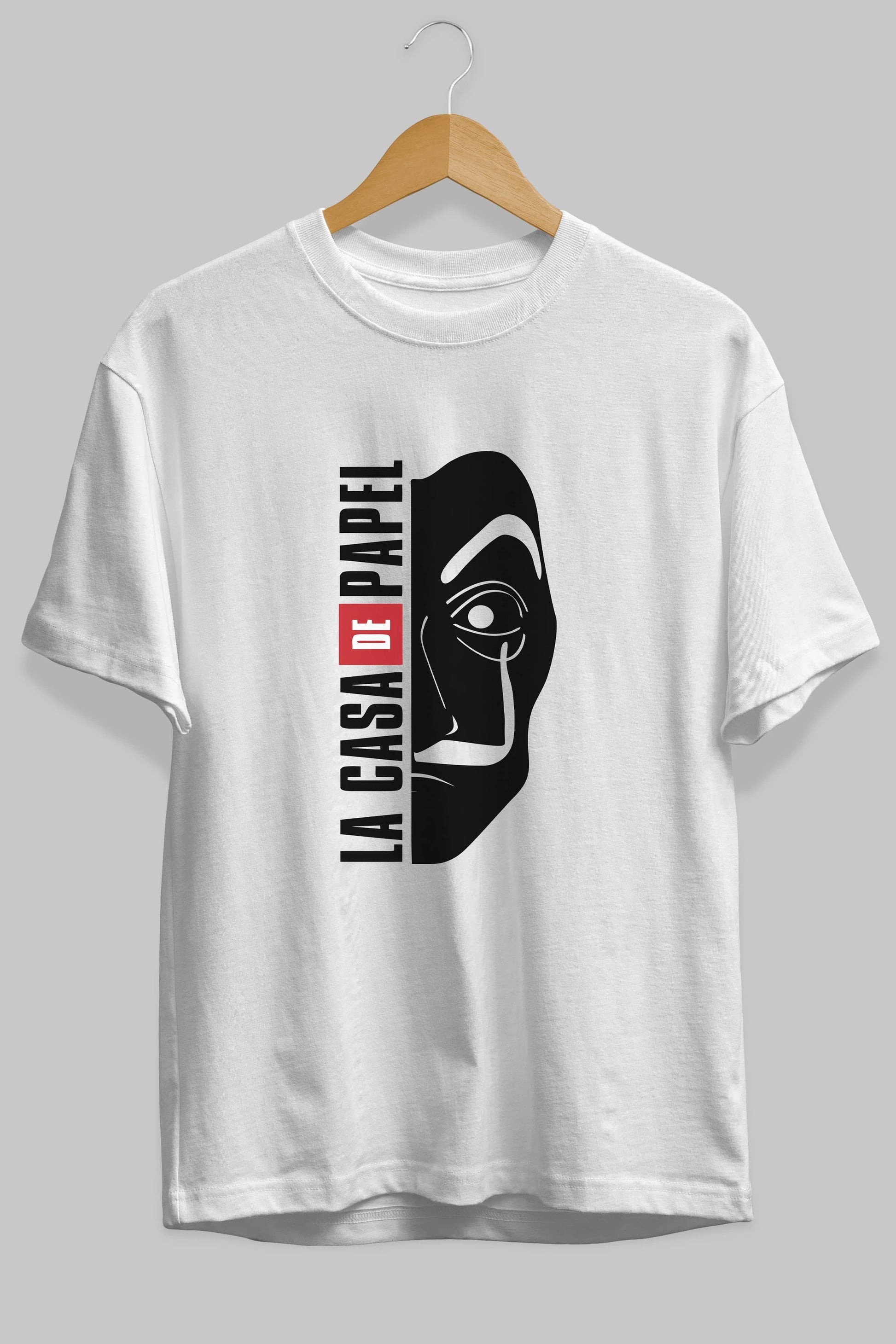 La Casa De Papel (3) Ön Baskılı Oversize t-shirt Erkek Kadın Unisex %100 Pamuk Bisiklet Yaka tişort