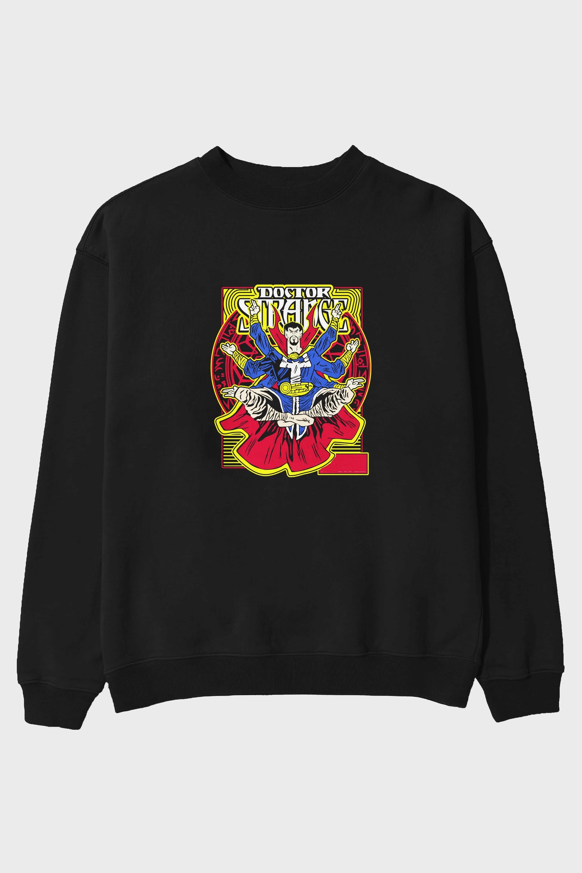 Doctor Strange (1) Ön Baskılı Oversize Sweatshirt Erkek Kadın Unisex