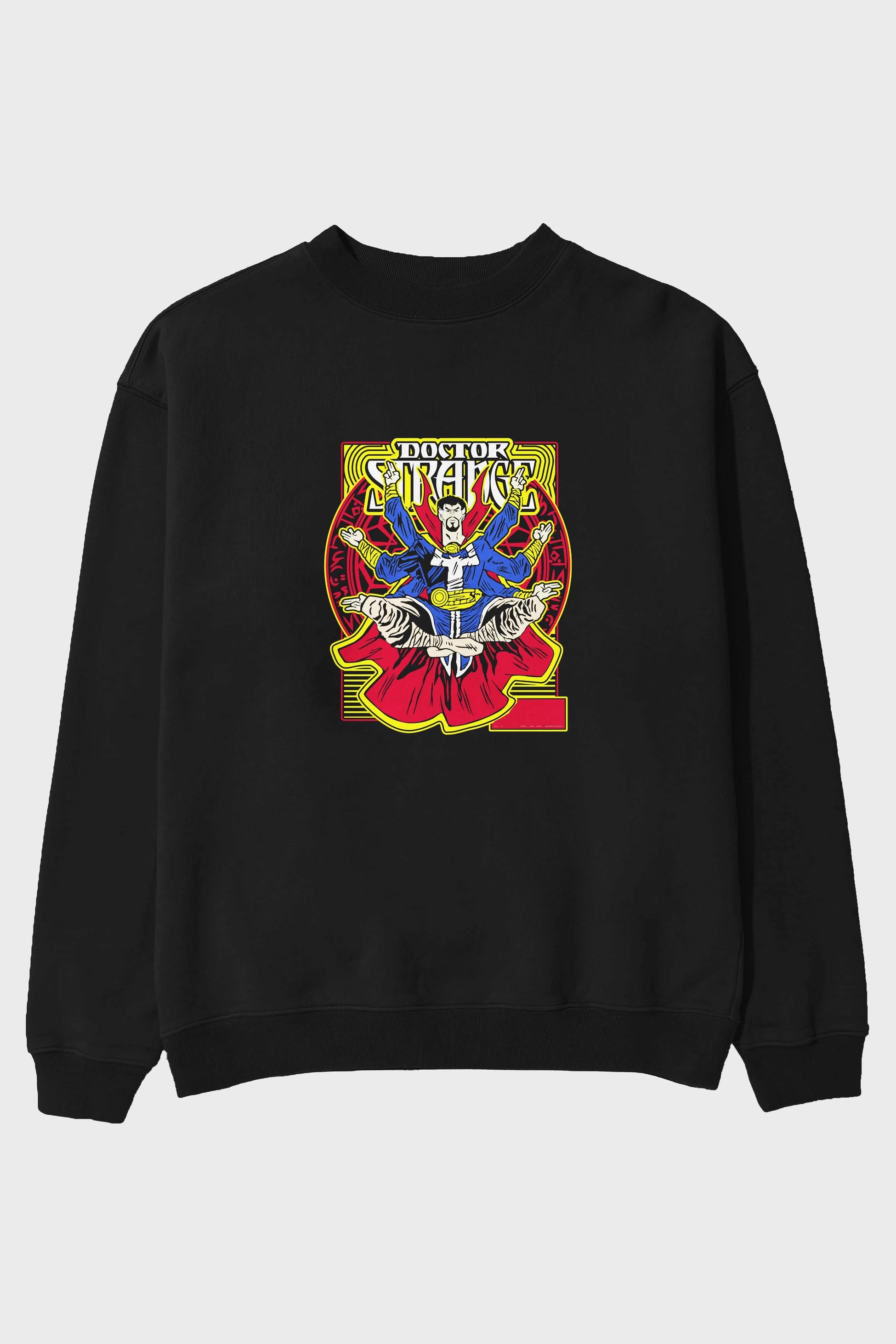 Doctor Strange (1) Ön Baskılı Oversize Sweatshirt Erkek Kadın Unisex