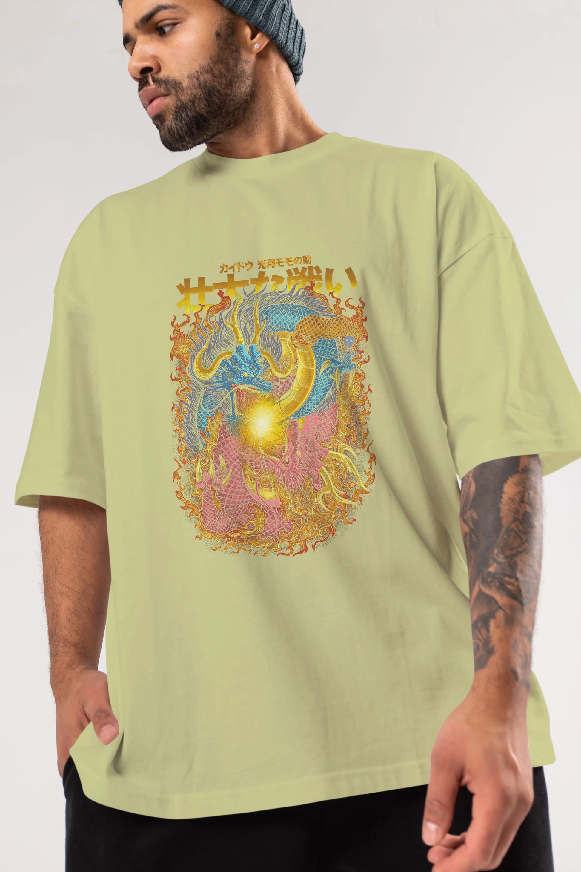 ONE PIECE (4) Anime Ön Baskılı Oversize t-shirt %100 pamuk Erkek Kadın Unisex
