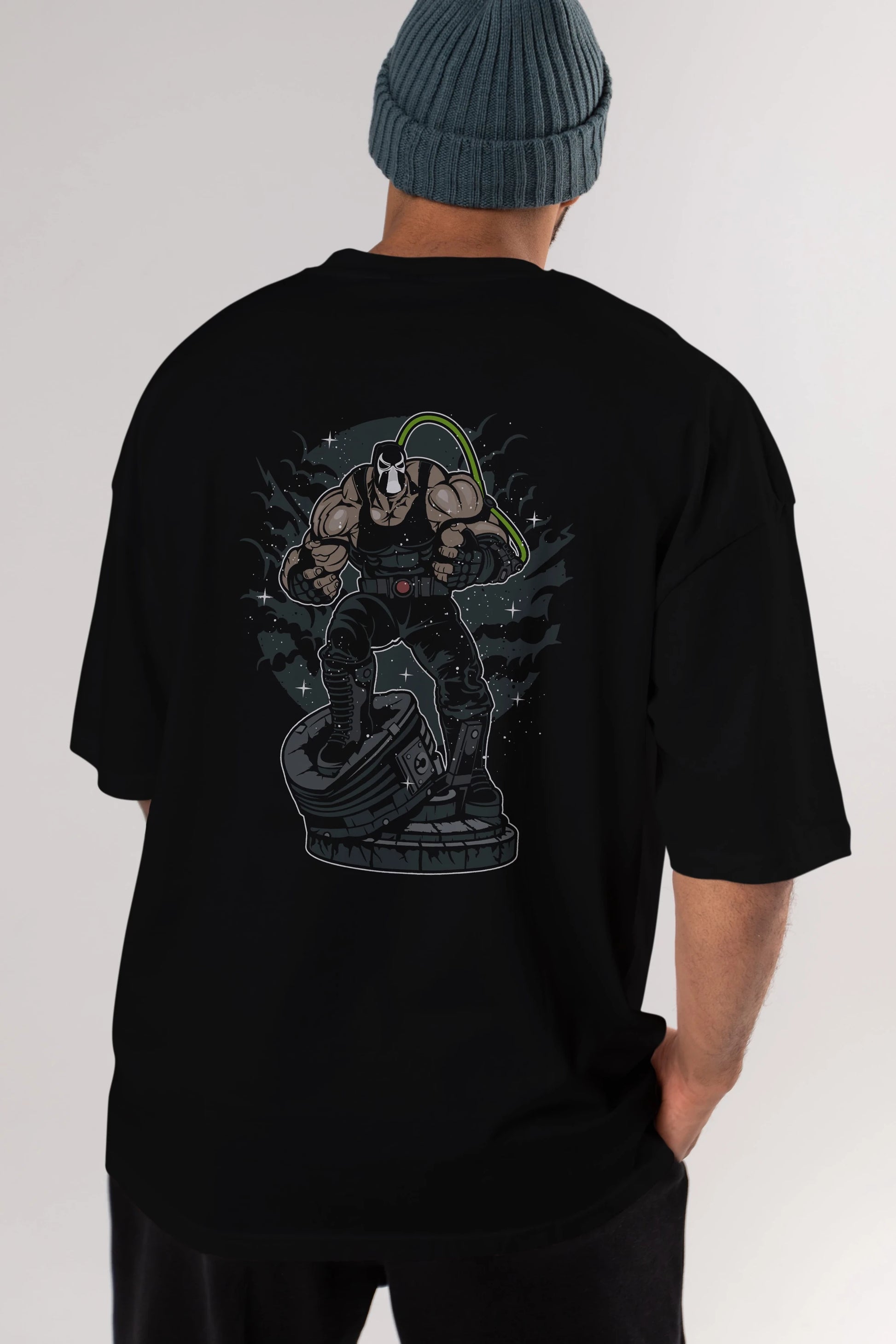 Bane (2) Arka Baskılı Oversize t-shirt Erkek Kadın Unisex %100 Pamuk