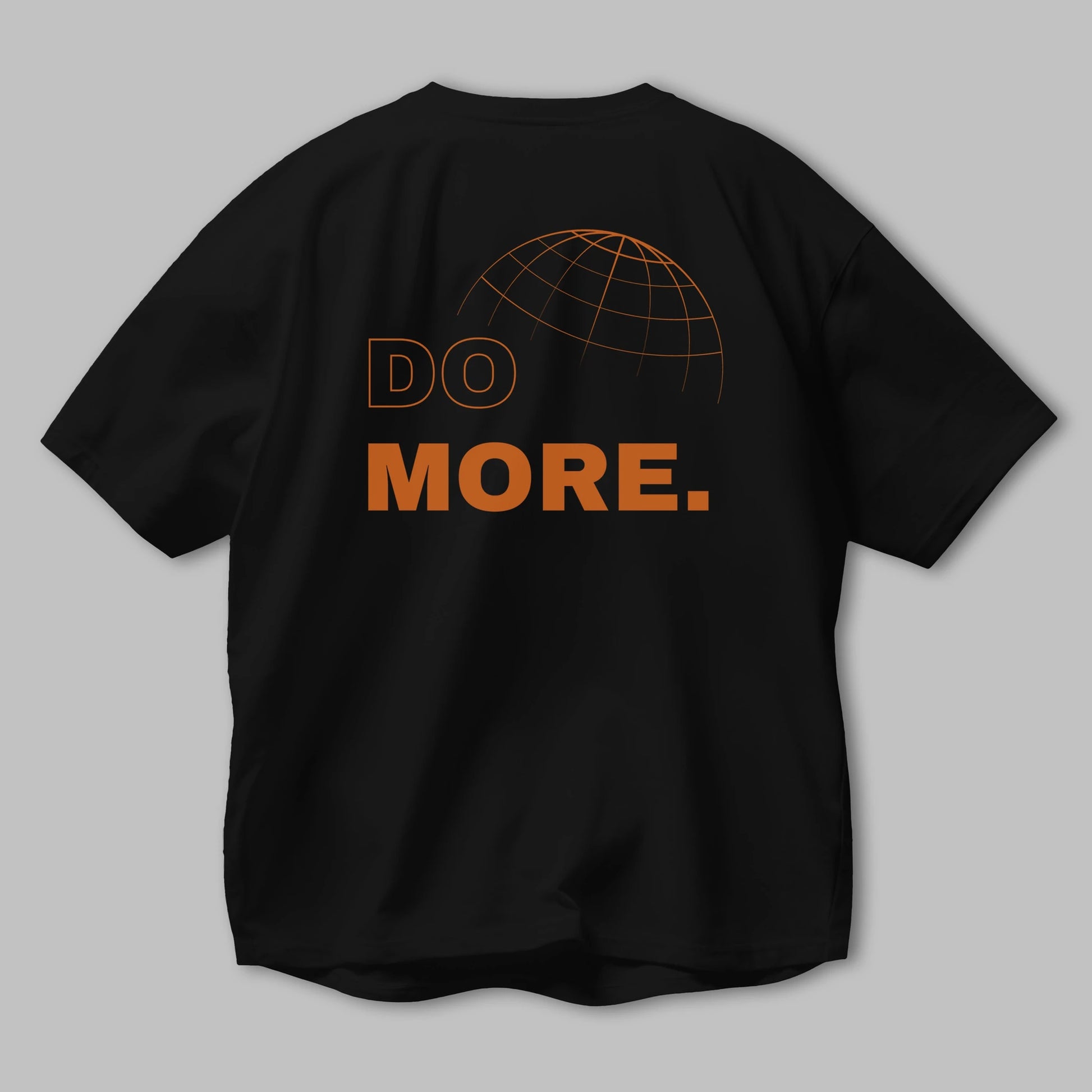 Do More Yazılı Arka Baskılı Oversize t-shirt Erkek Kadın Unisex