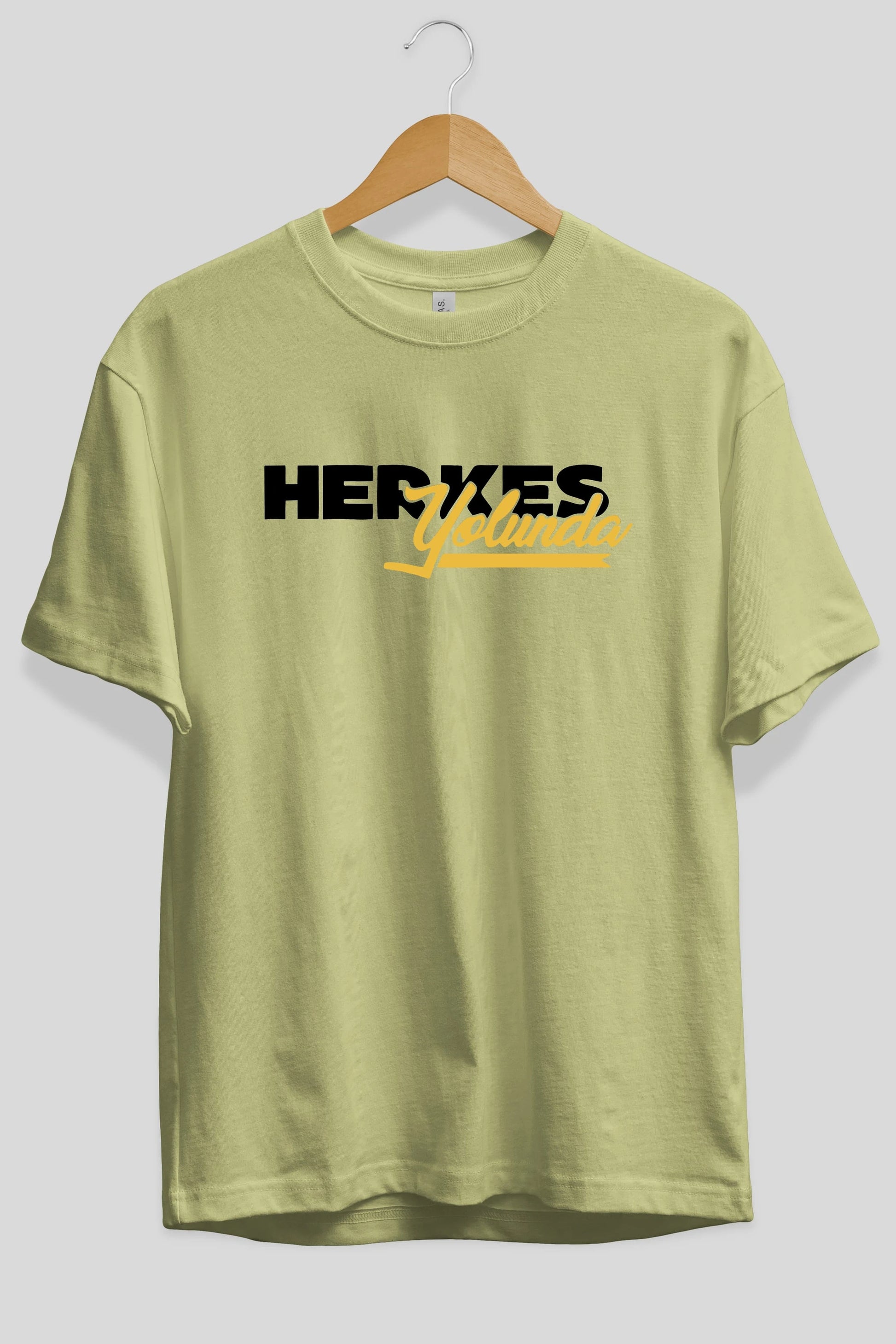Herkes Yolunda Ön Baskılı Oversize t-shirt %100 pamuk Erkek Kadın Unisex