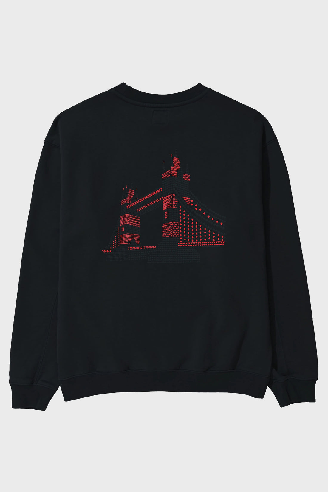 The Bridge Arka Baskılı Oversize Sweatshirt Erkek Kadın Unisex