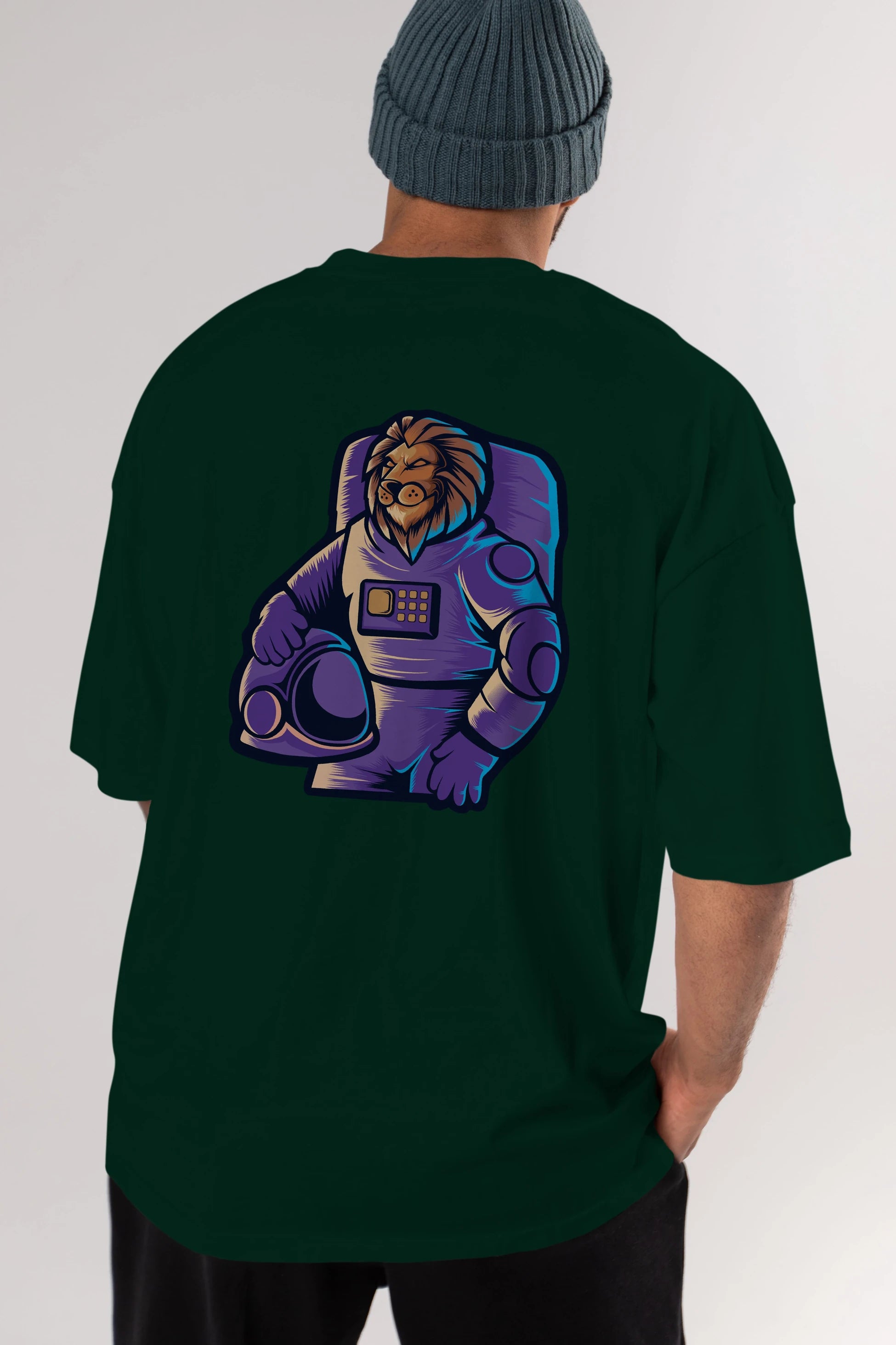 Astroking Arka Baskılı Oversize t-shirt Erkek Kadın Unisex