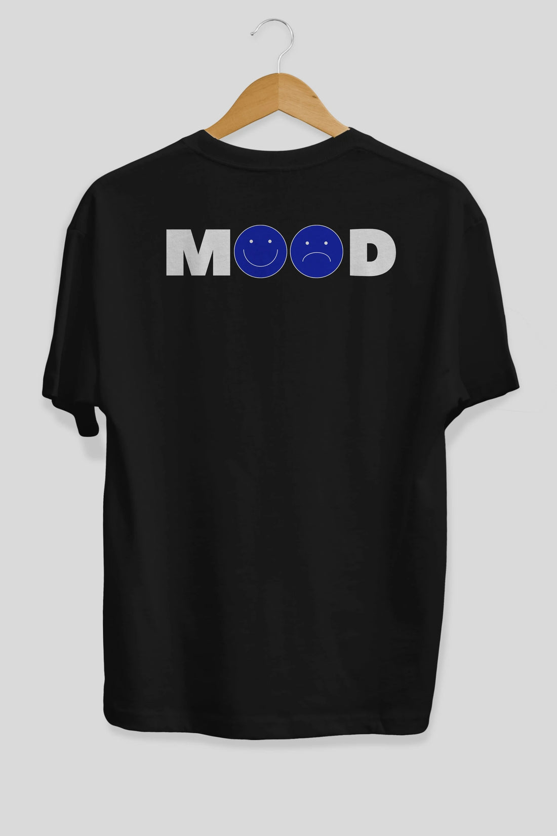 Mood Arka Baskılı Oversize t-shirt Erkek Kadın Unisex