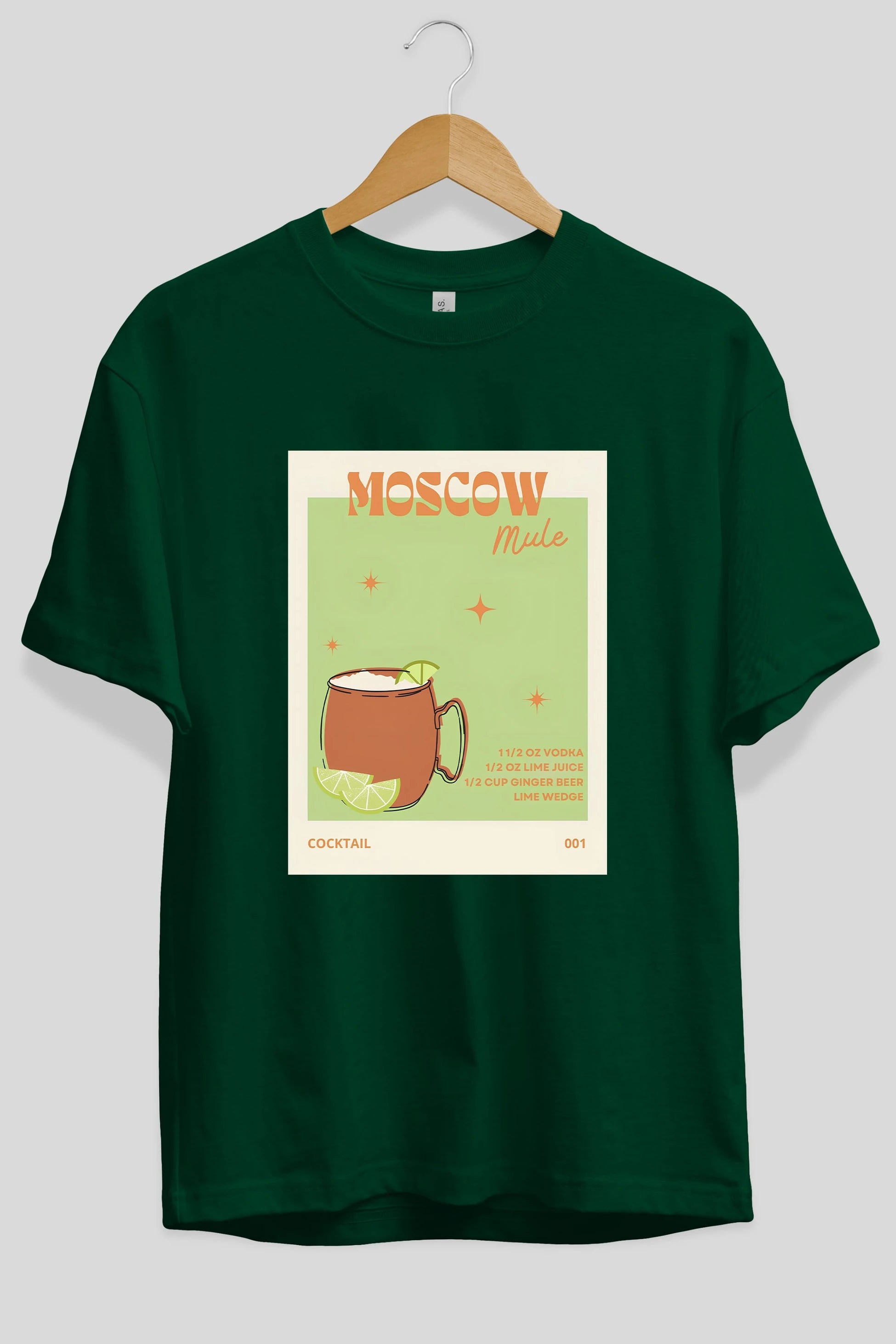 Moscow Mule 2 Ön Baskılı Oversize t-shirt Erkek Kadın Unisex %100 Pamuk Bisiklet Yaka tişort
