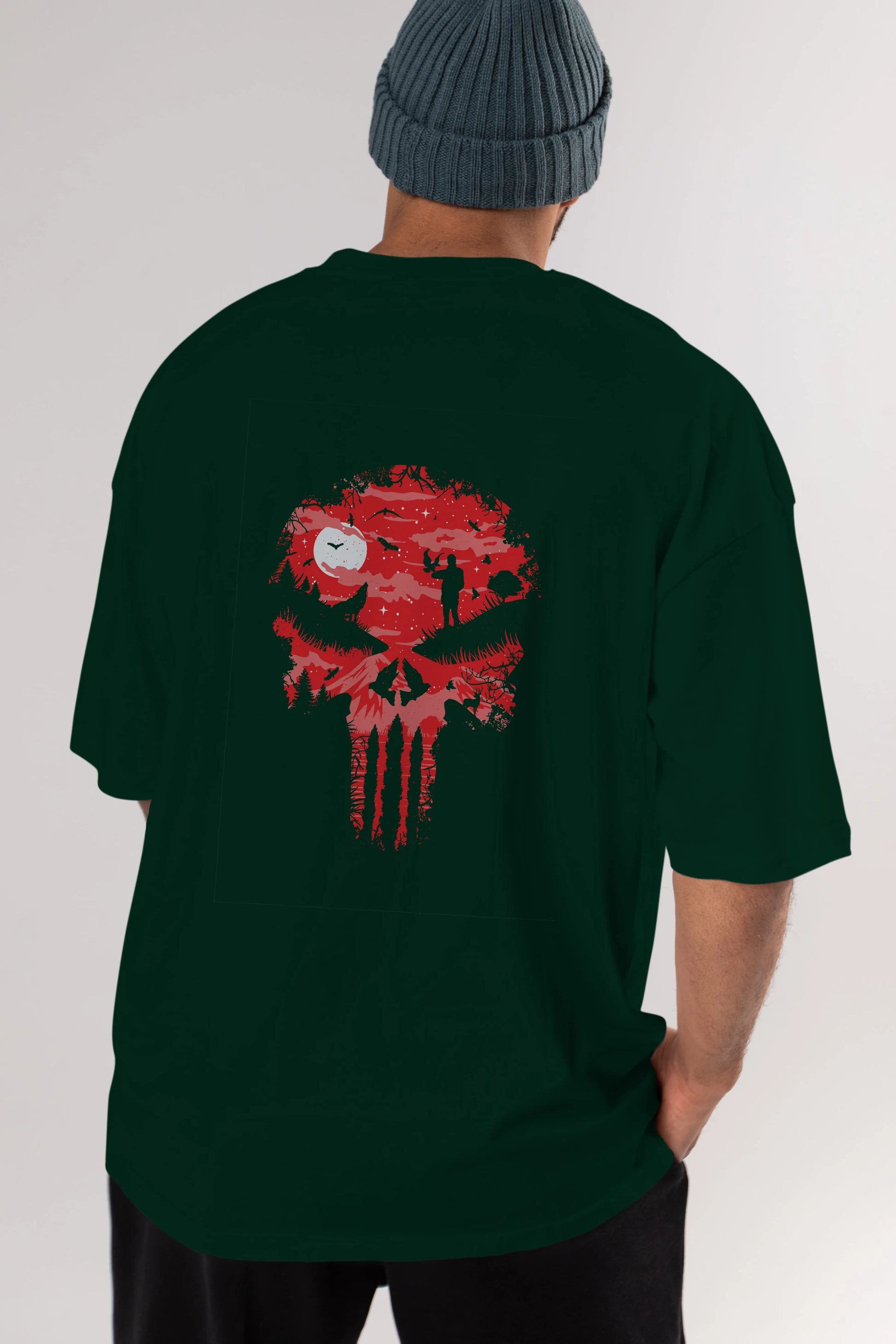 Stand And Bleed Arka Baskılı Oversize t-shirt %100 pamuk Erkek Kadın Unisex