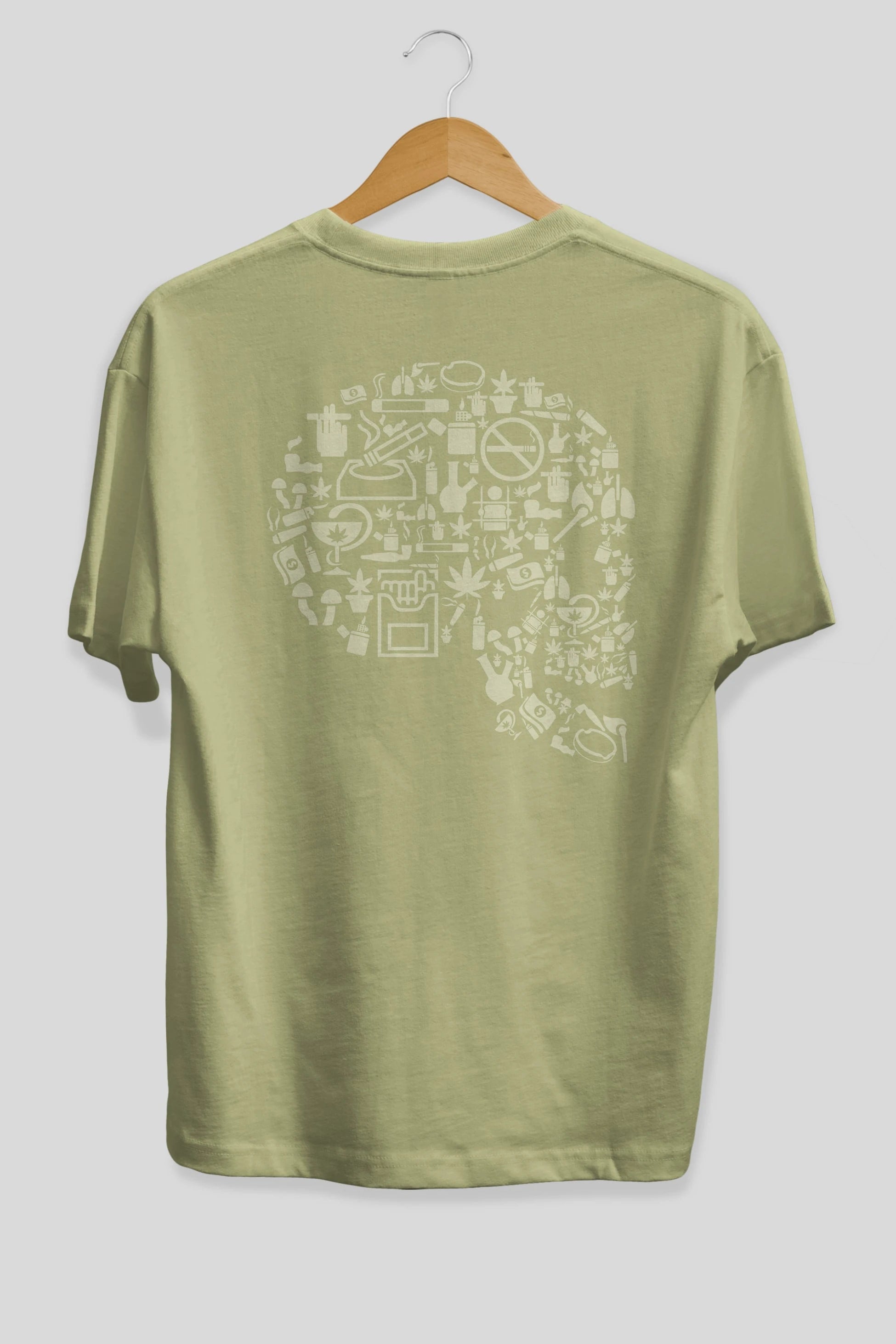 Smoking Kills Arka Baskılı Oversize t-shirt %100 pamuk Erkek Kadın Unisex