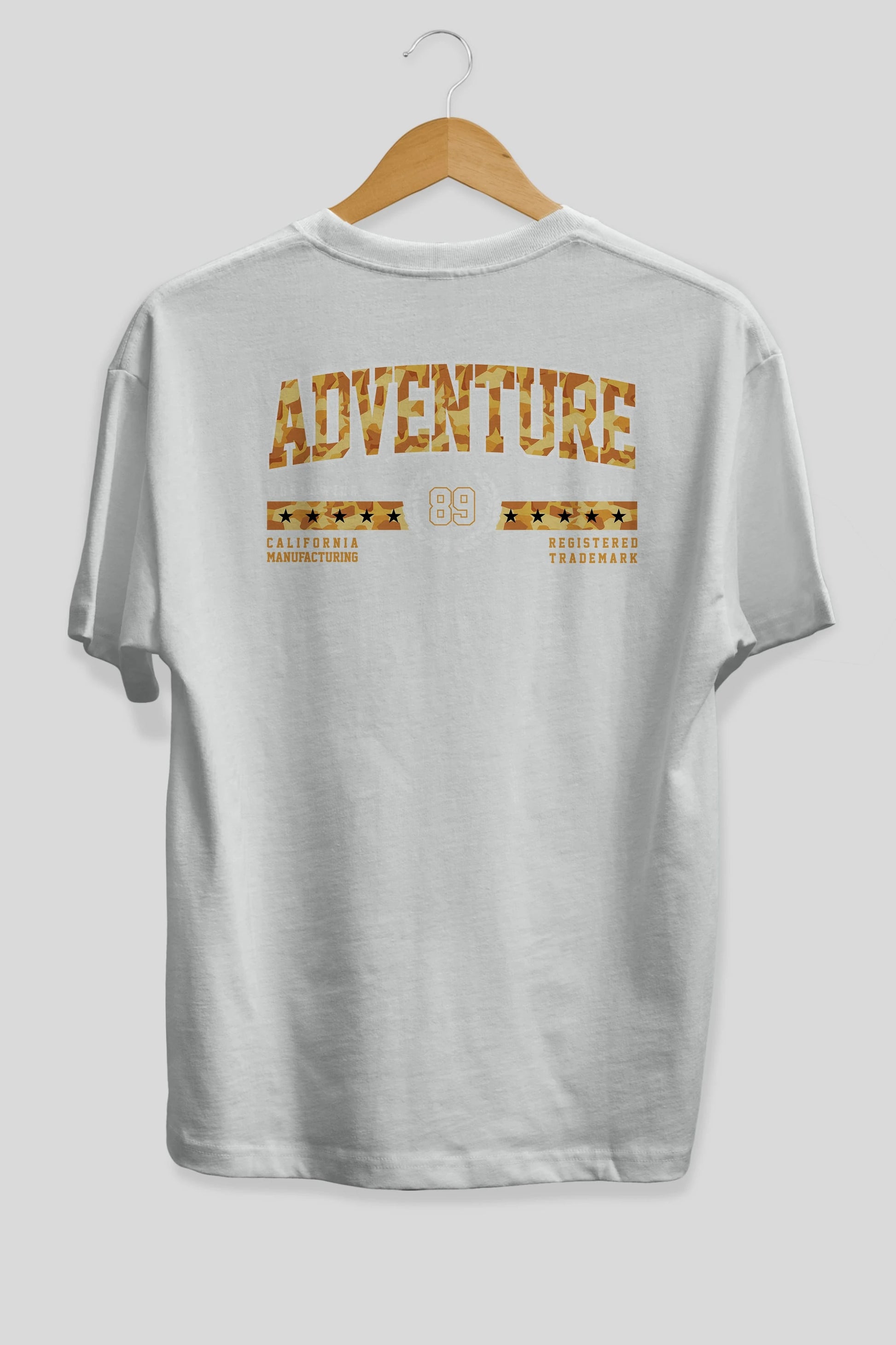 Adventure Arka Baskılı Oversize t-shirt Erkek Kadın Unisex