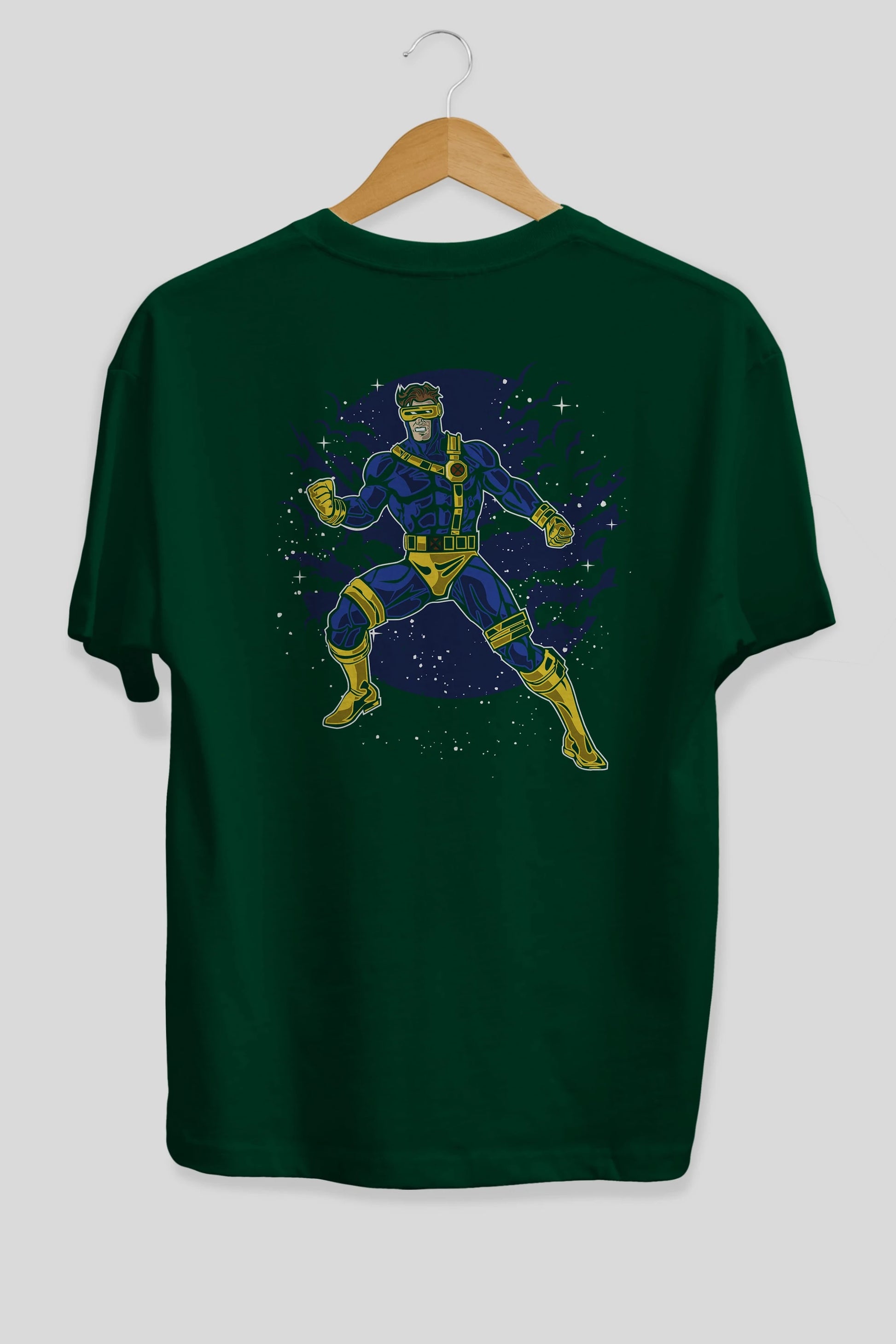 CYCLOPS Arka Baskılı Oversize t-shirt Erkek Kadın Unisex %100 Pamuk