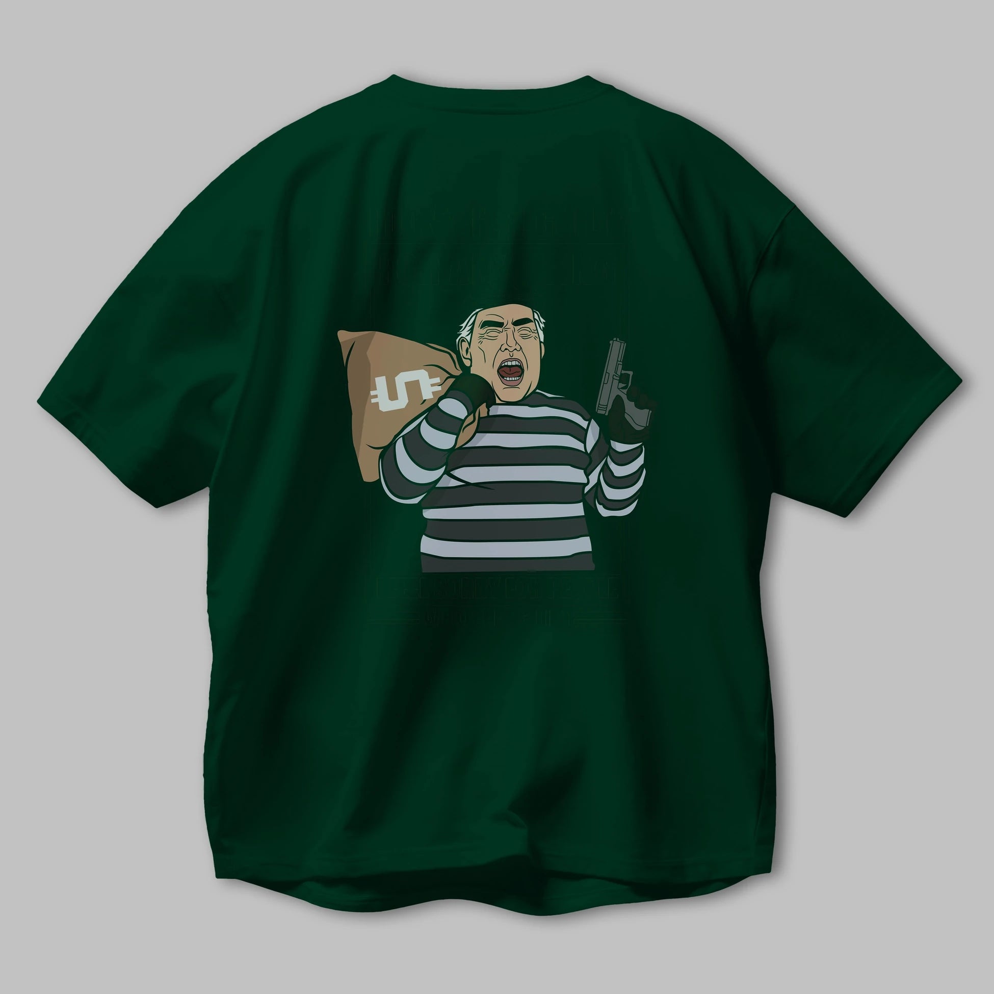 Criminal Trump Arka Baskılı Oversize t-shirt Erkek Kadın Unisex %100 Pamuk tişort