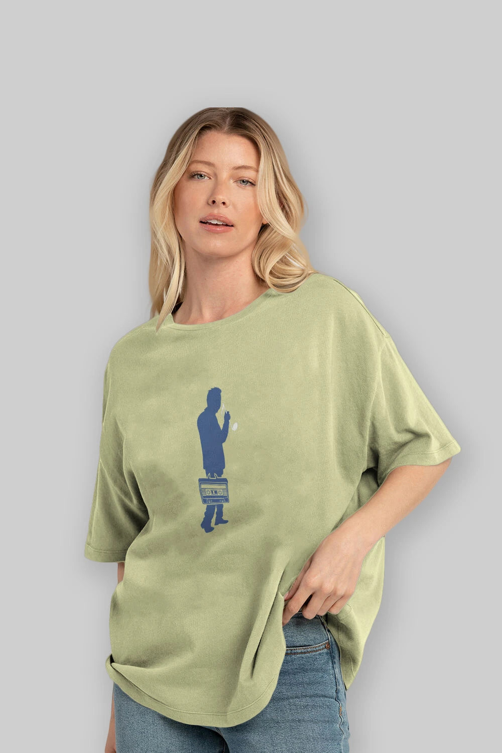 Sound Collector Ön Baskılı Oversize t-shirt %100 pamuk Erkek Kadın Unisex