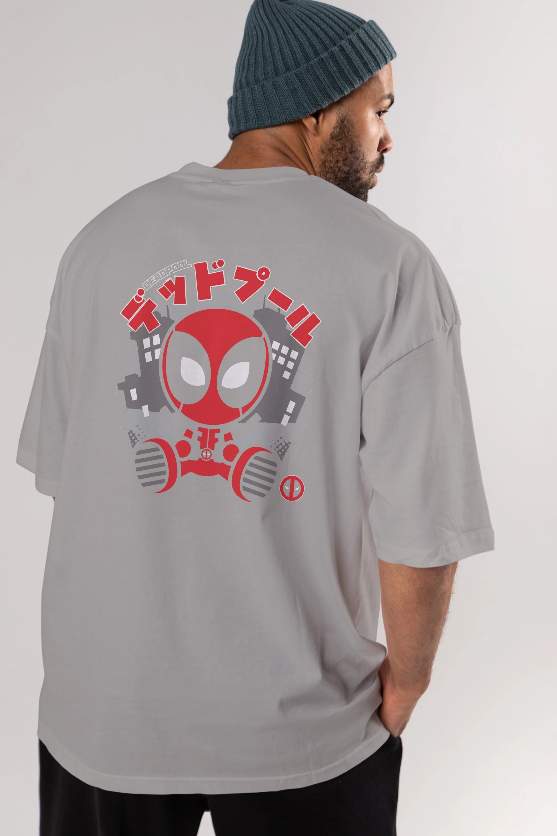 Deadpool (15) Arka Baskılı Oversize t-shirt Erkek Kadın Unisex %100 Pamuk Bisiklet Yaka tişort