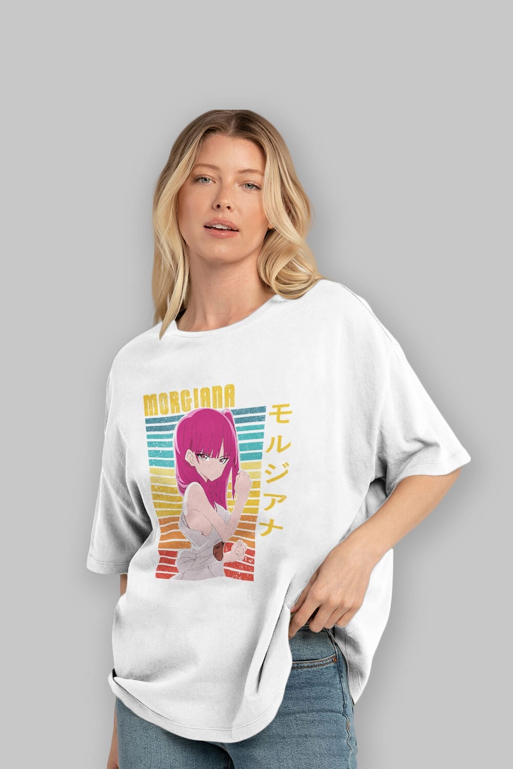 Morgiana 3 Anime Ön Baskılı Oversize t-shirt %100 pamuk Erkek Kadın Unisex