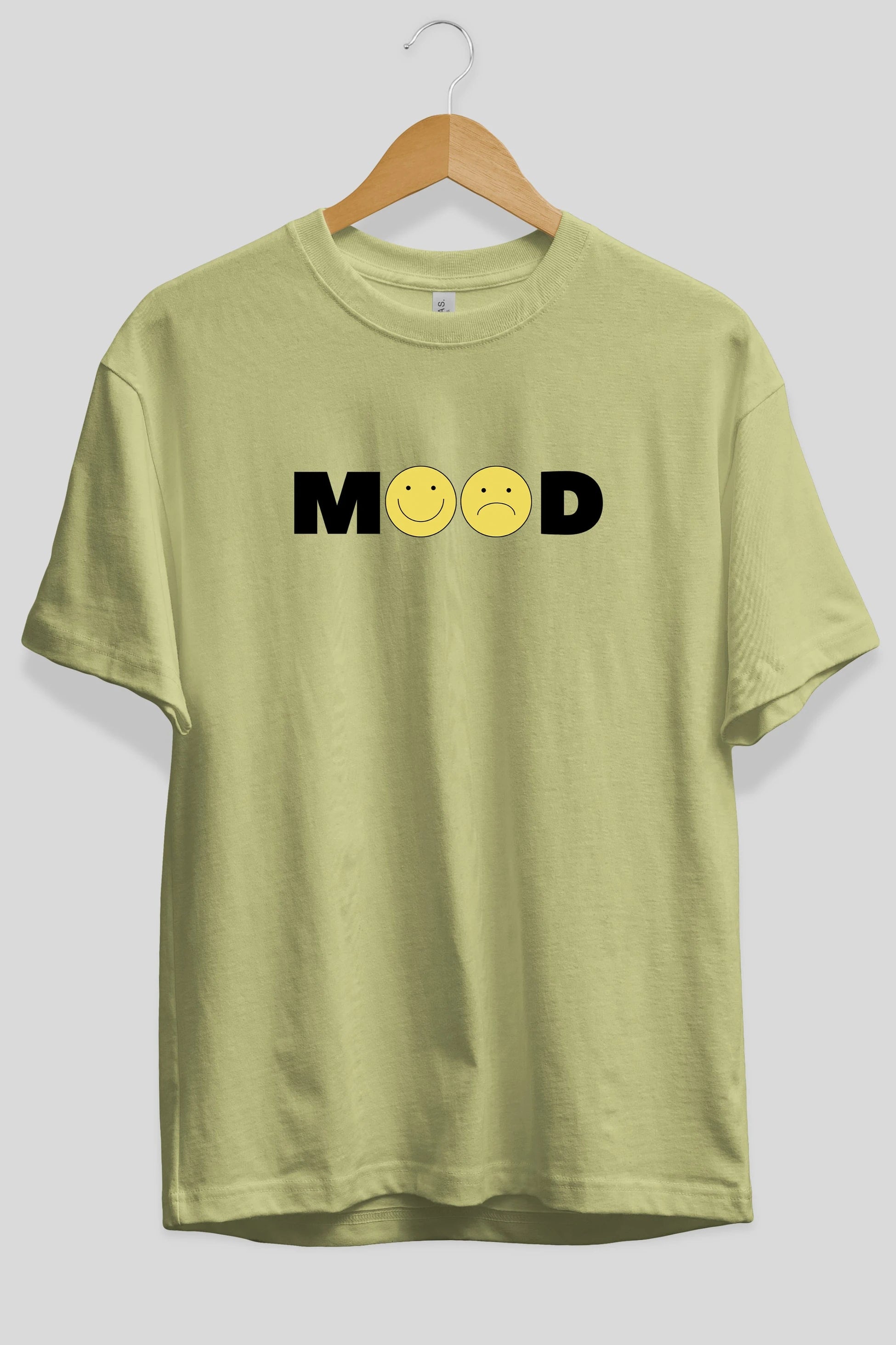 Mood Ön Baskılı Oversize t-shirt Erkek Kadın Unisex
