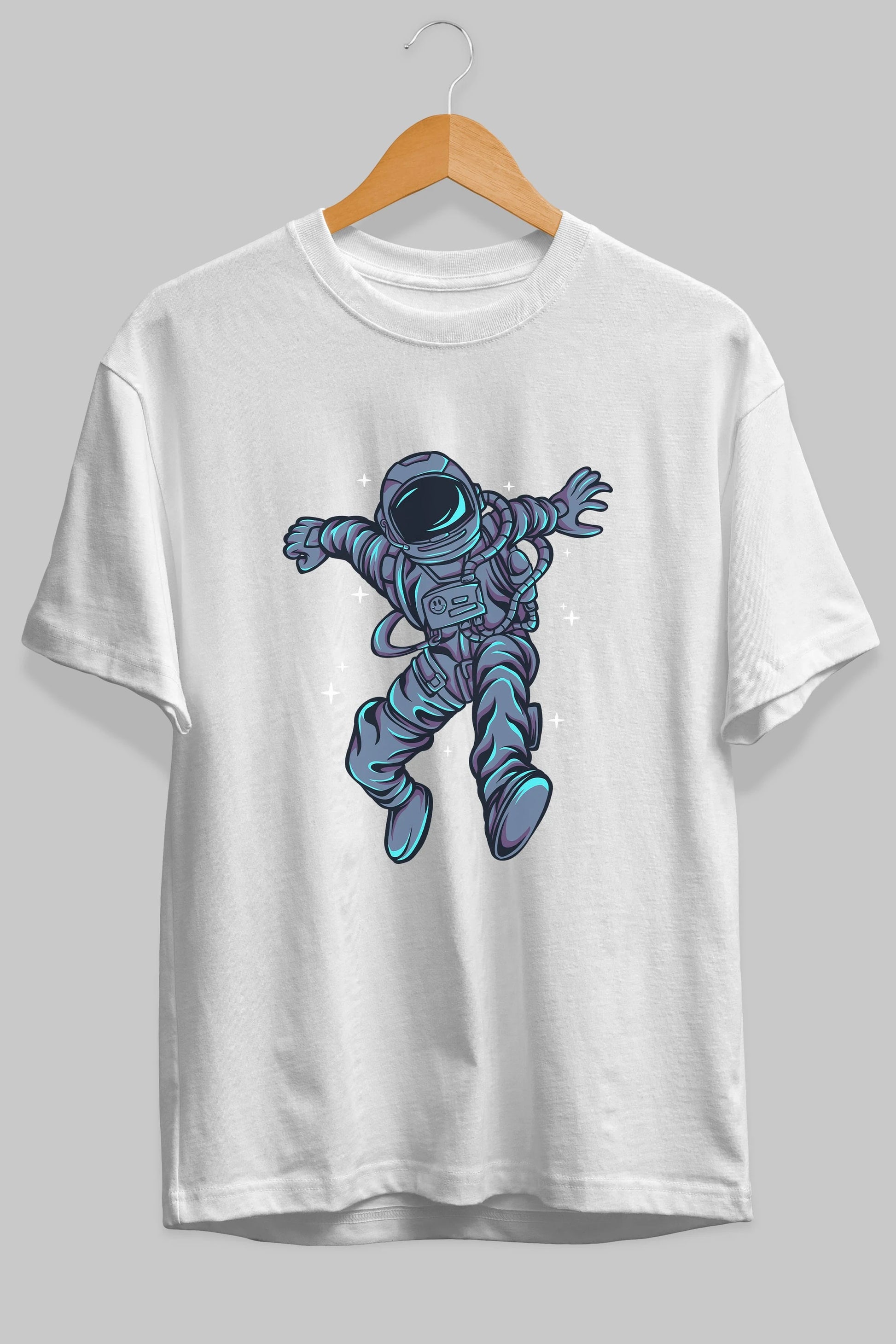 Astrostars tshirt Ön Baskılı Oversize t-shirt Erkek Kadın Unisex
