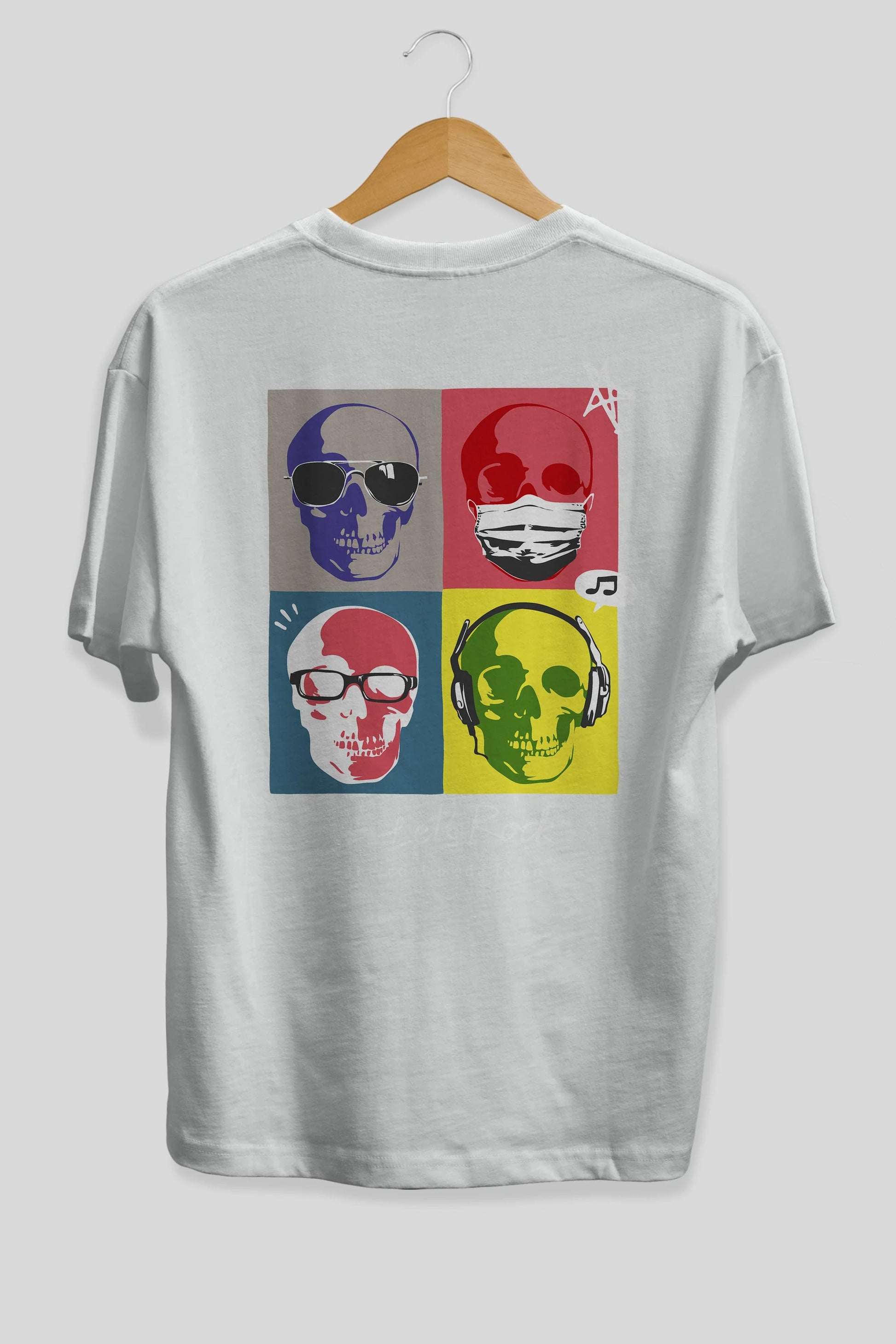 Lets Rock Arka Baskılı Oversize t-shirt Erkek Kadın Unisex