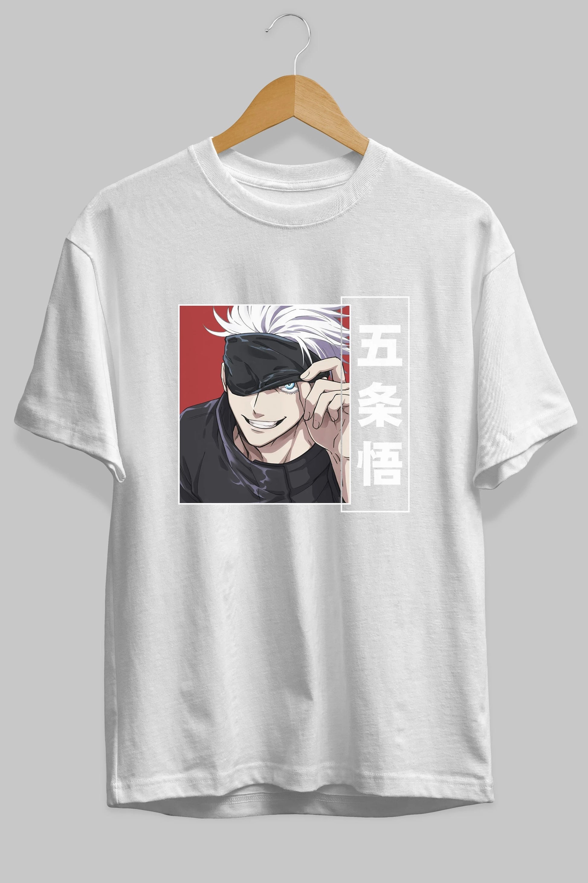JUJUTSU KAISEN Anime Ön Baskılı Oversize t-shirt %100 pamuk Erkek Kadın Unisex