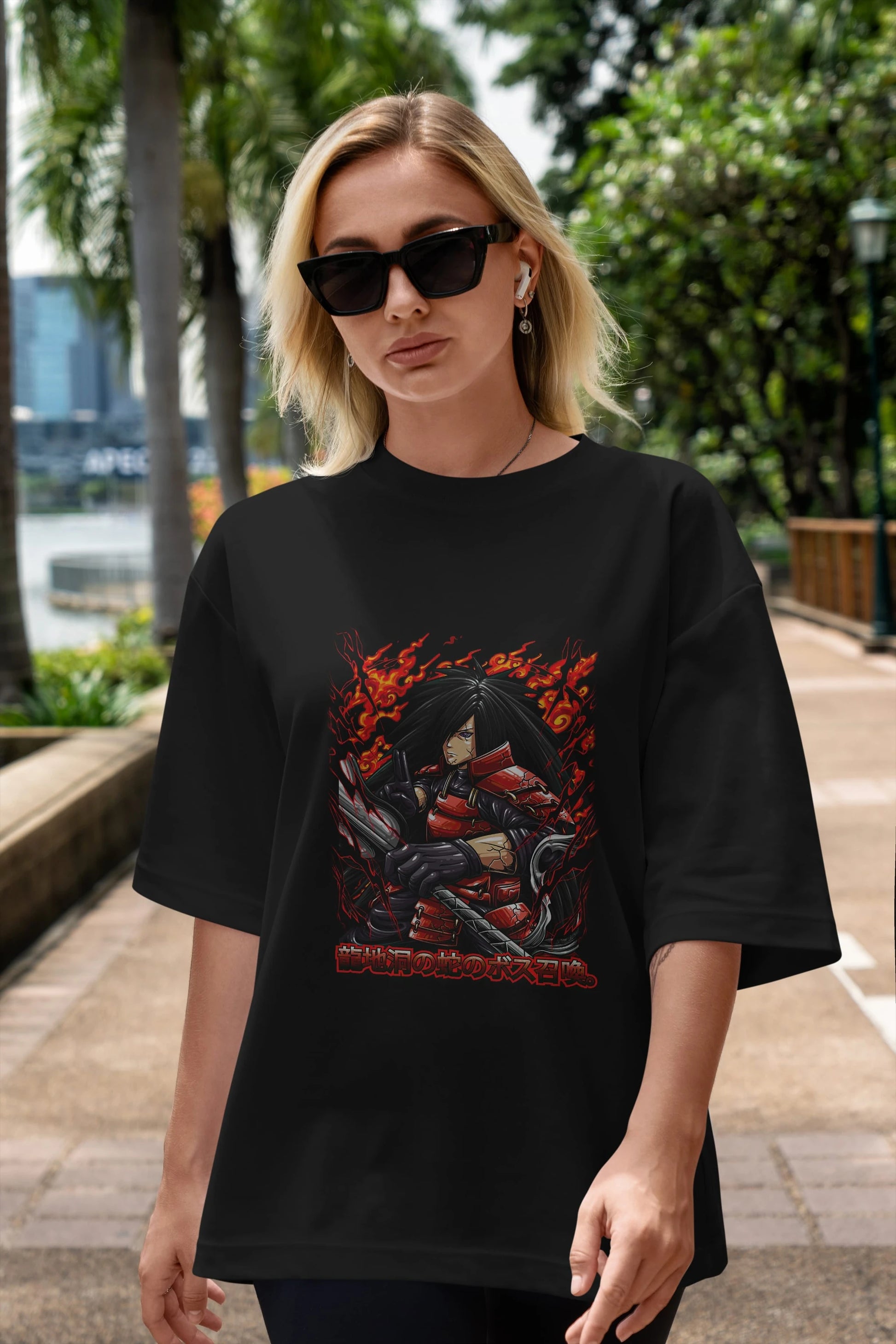NARUTO (12) Anime Ön Baskılı Oversize t-shirt %100 pamuk Erkek Kadın Unisex