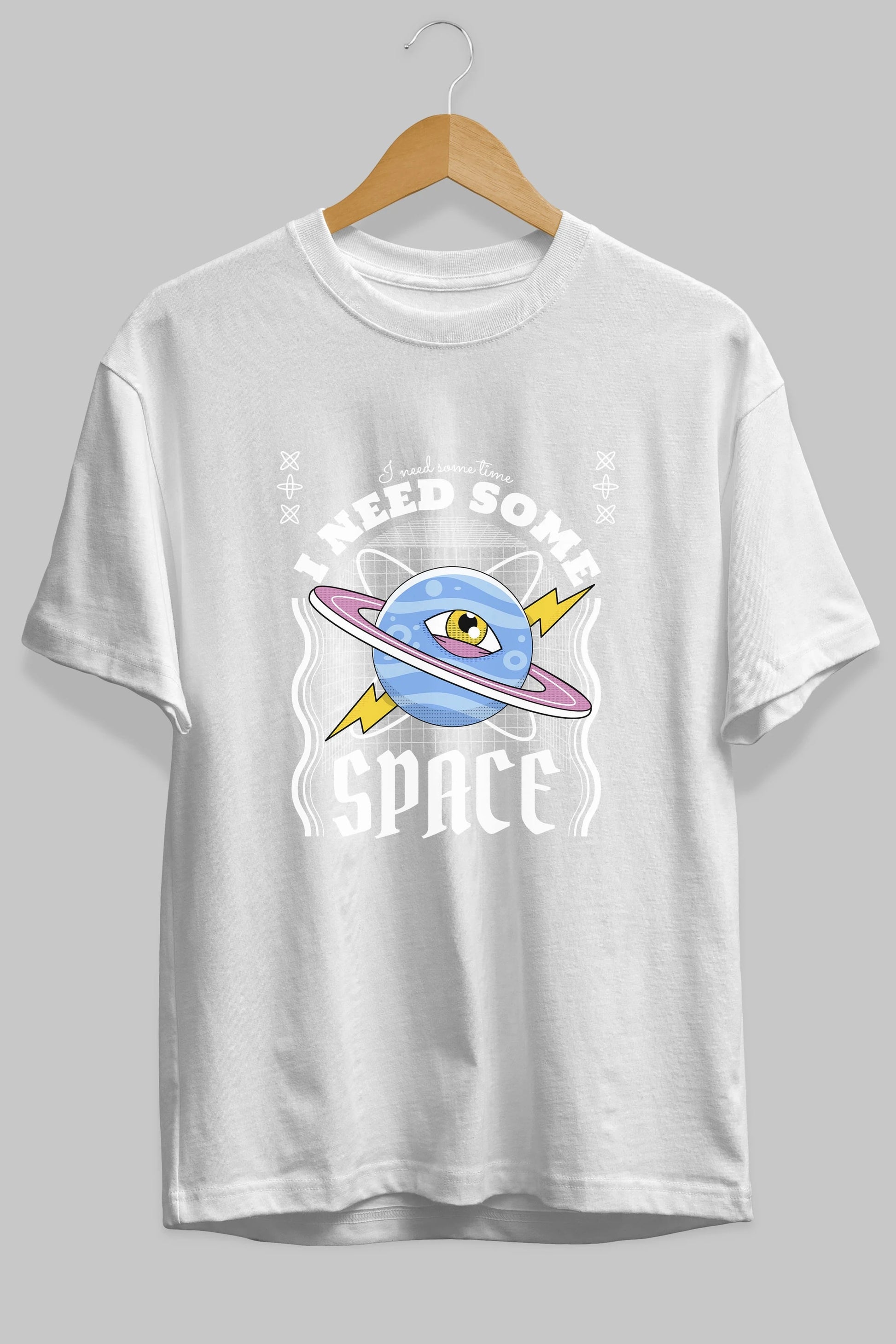 I Need Some Space Ön Baskılı Oversize t-shirt Erkek Kadın Unisex