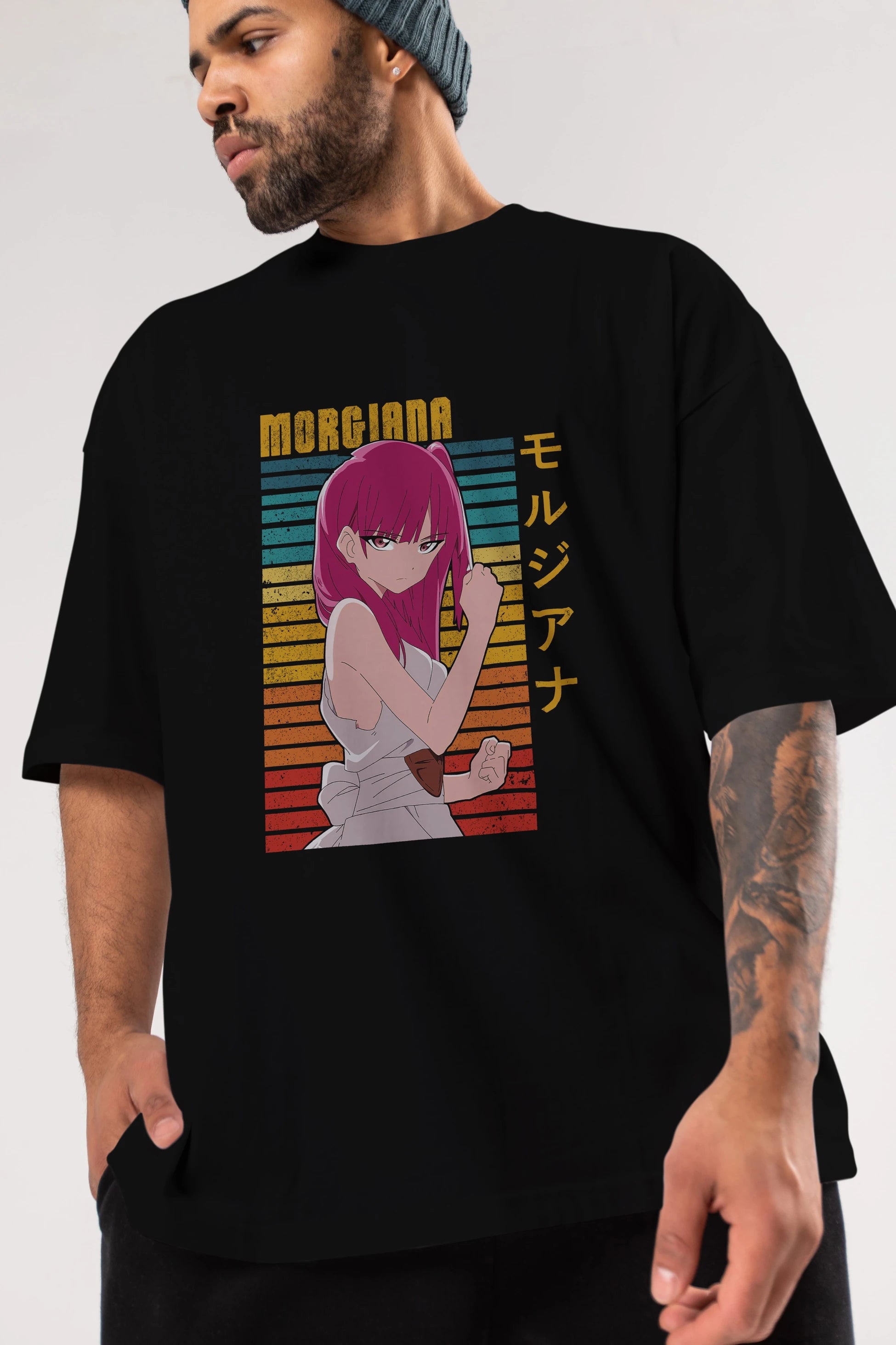 Morgiana 3 Anime Ön Baskılı Oversize t-shirt %100 pamuk Erkek Kadın Unisex