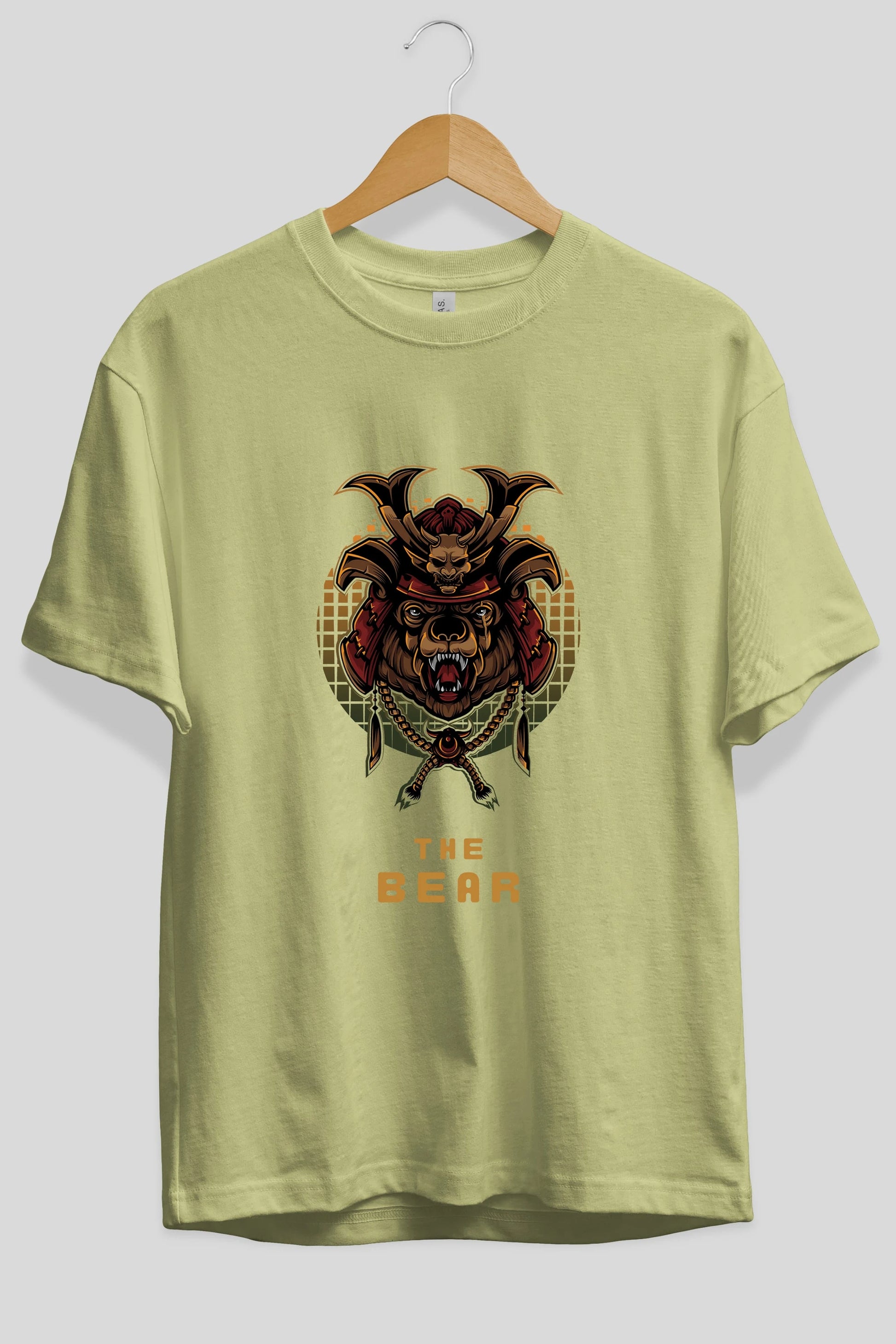 The Bear 2 Ön Baskılı Oversize t-shirt Erkek Kadın Unisex %100 Pamuk