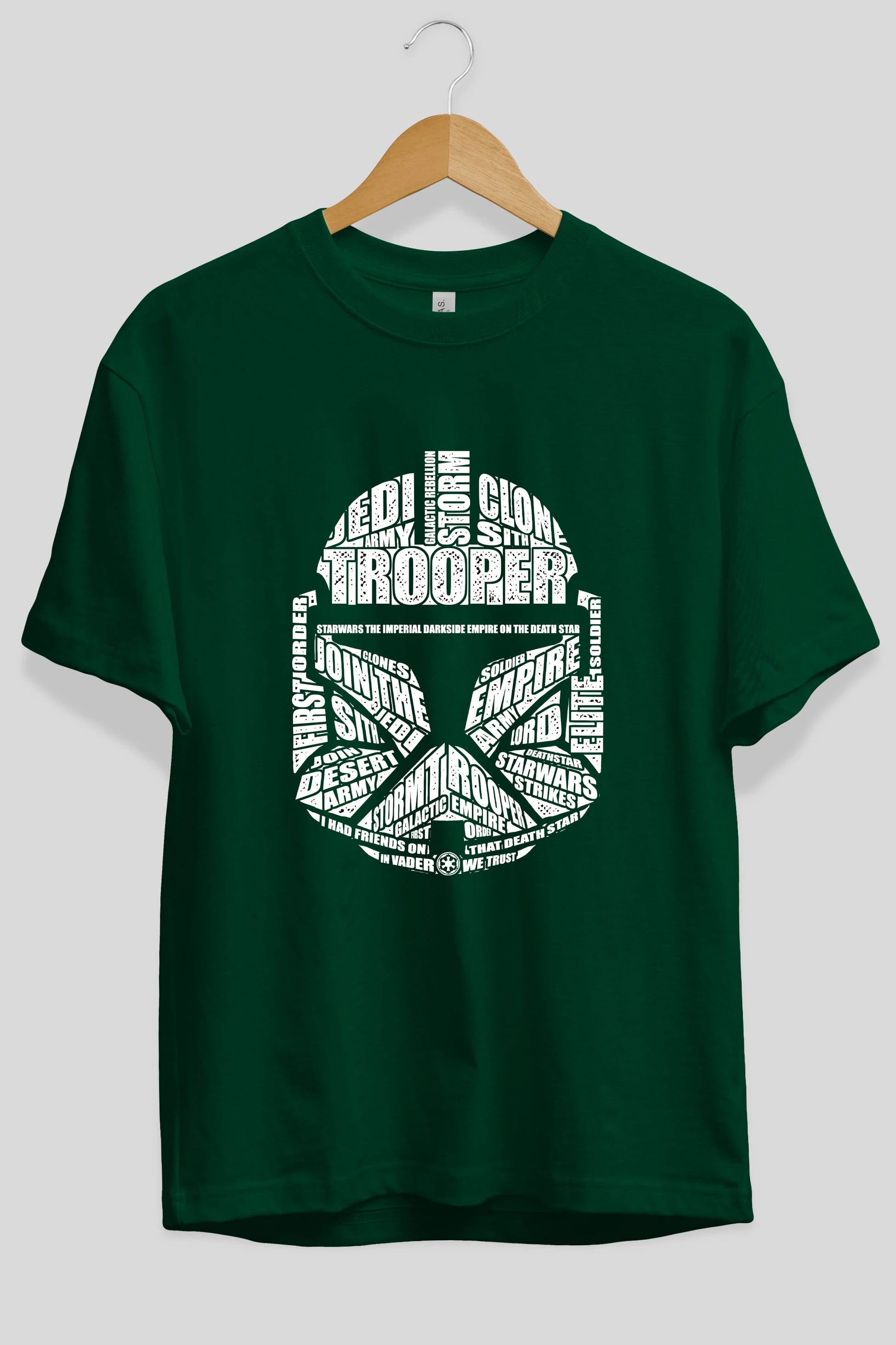 Trooper Ön Baskılı Oversize t-shirt %100 pamuk Erkek Kadın Unisex