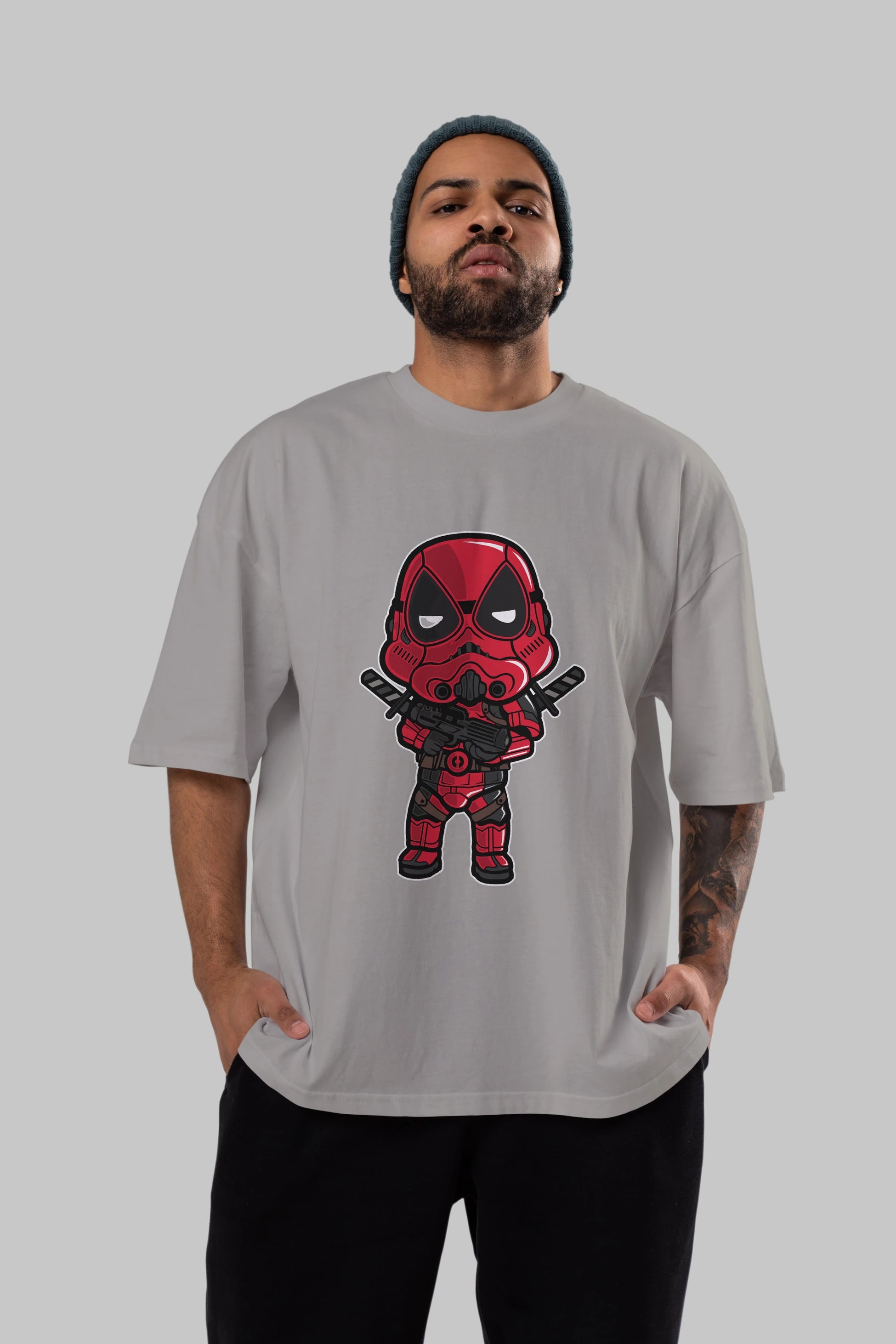 Deadpool (22) Ön Baskılı Oversize t-shirt Erkek Kadın Unisex %100 Pamuk Bisiklet Yaka tişort