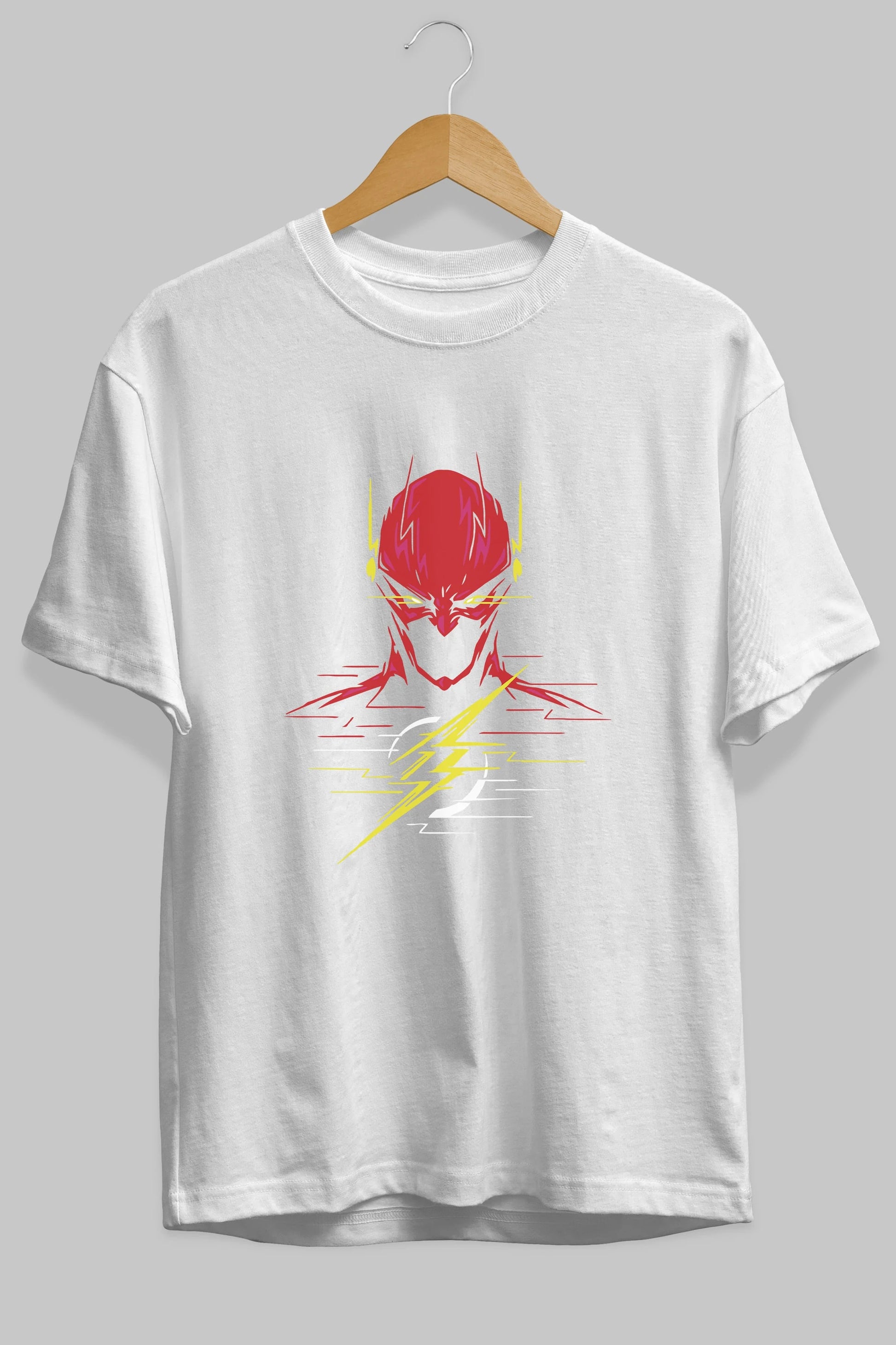 Flash Avengers (2) Ön Baskılı Oversize t-shirt Erkek Kadın Unisex %100 Pamuk Bisiklet Yaka tişort