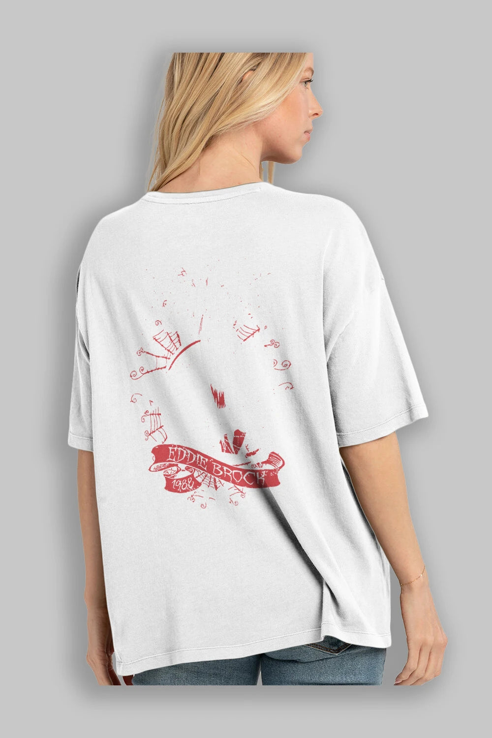 Venom (11) Arka Baskılı Oversize t-shirt Erkek Kadın Unisex %100 Pamuk Bisiklet Yaka tişort