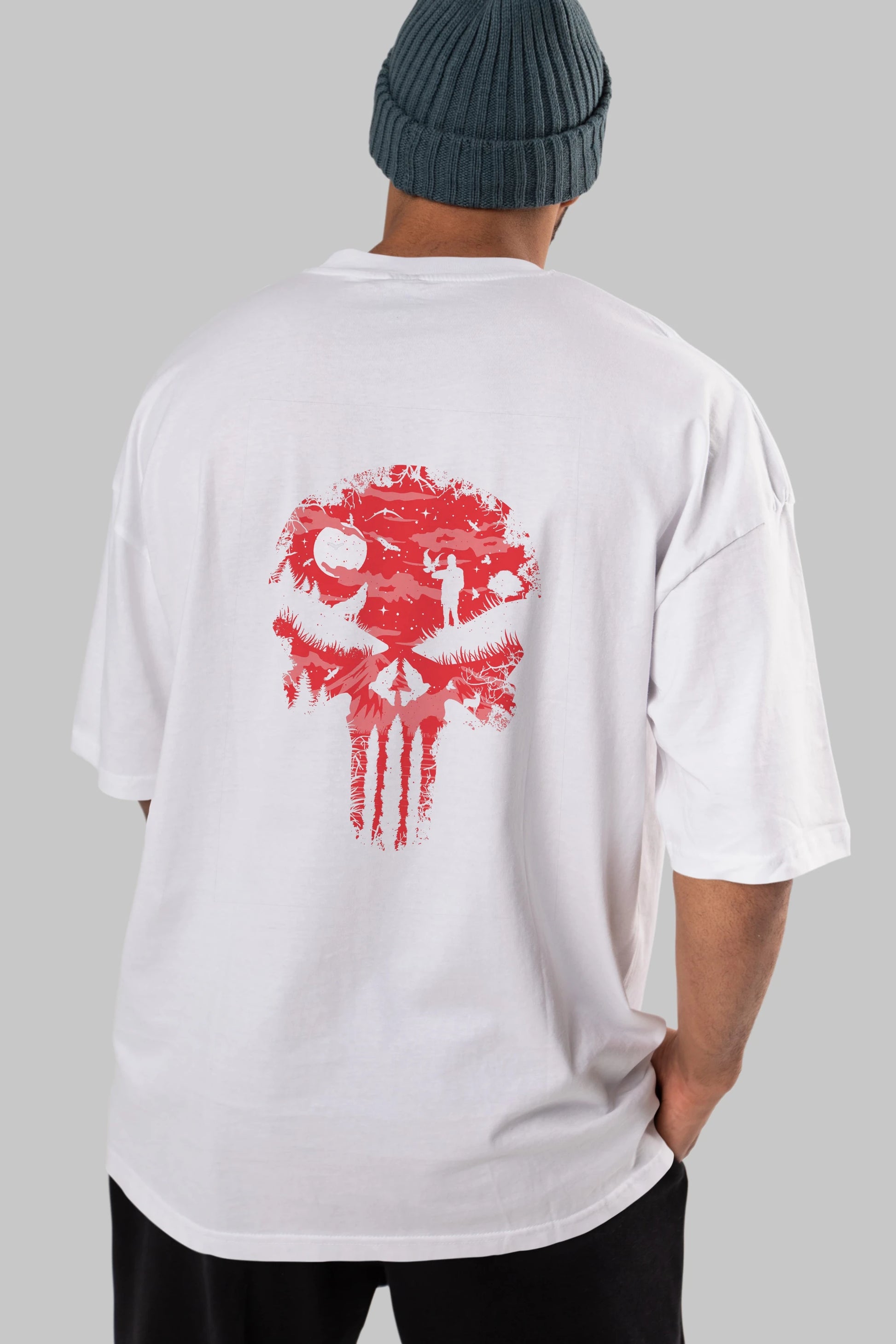 Stand And Bleed Arka Baskılı Oversize t-shirt %100 pamuk Erkek Kadın Unisex