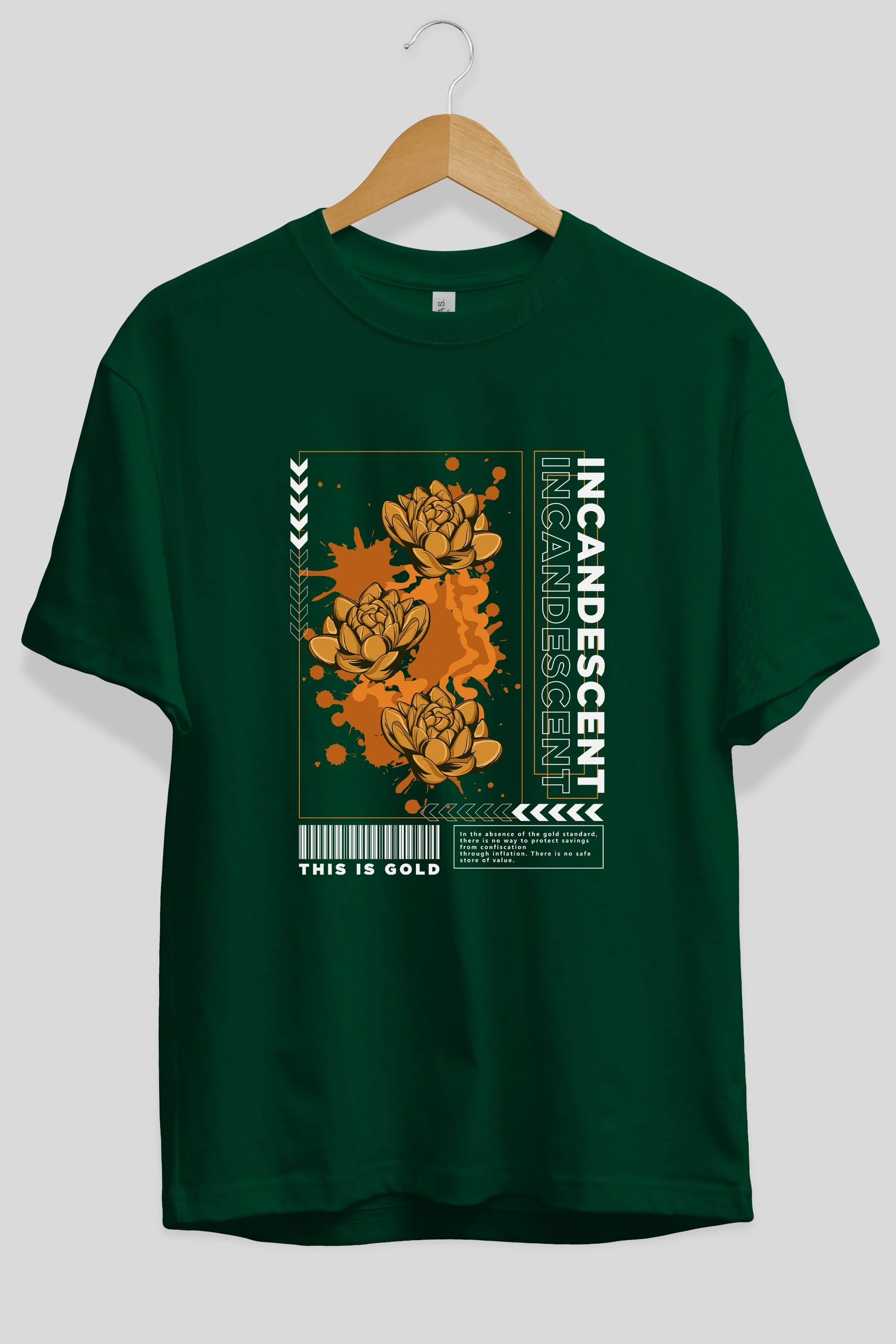 Incandescent Ön Baskılı Oversize t-shirt Erkek Kadın Unisex