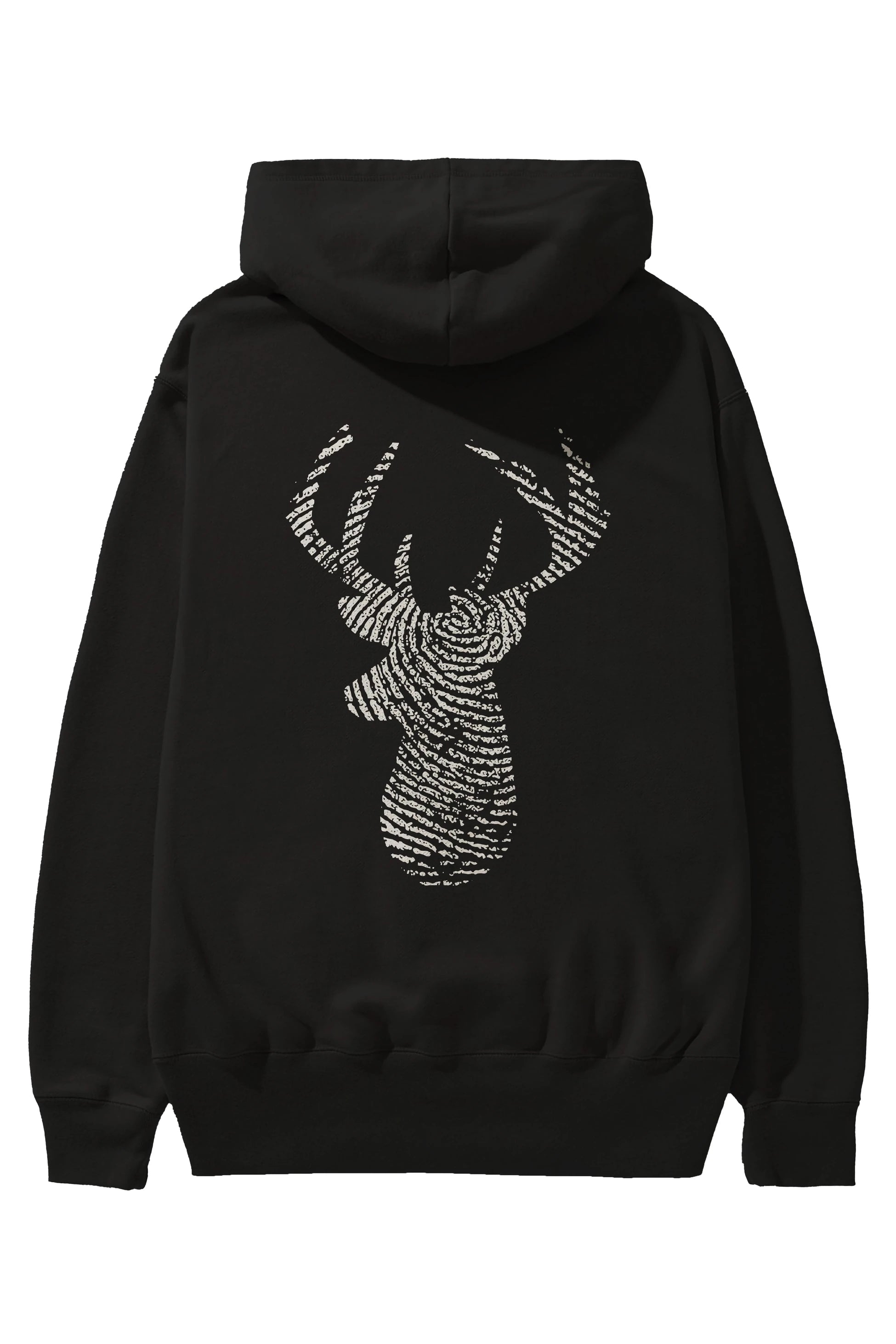 Deer 3 Arka Baskılı Hoodie Oversize Kapüşonlu Sweatshirt Erkek Kadın Unisex
