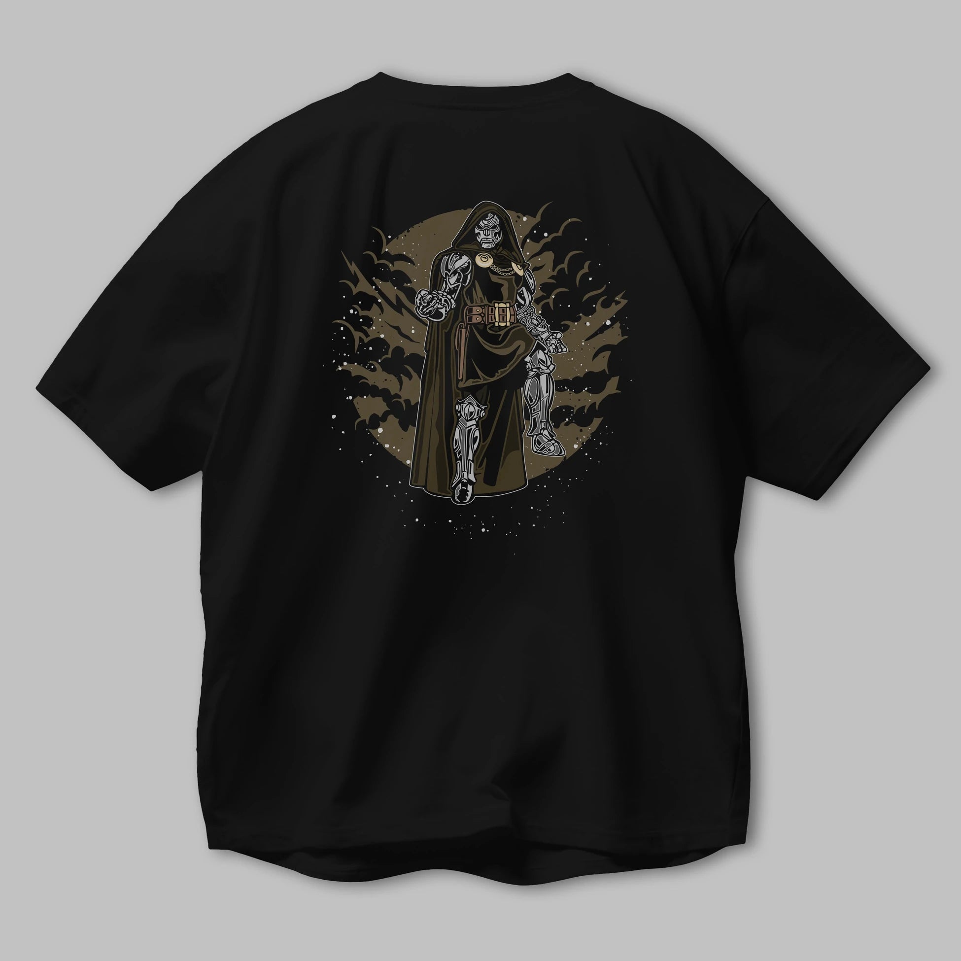 DOCTER DOOM Arka Baskılı Oversize t-shirt Erkek Kadın Unisex %100 Pamuk