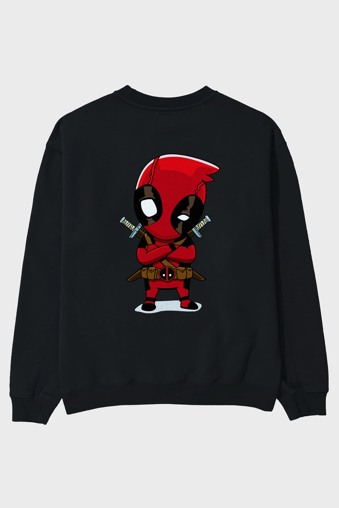 Deadpool (19) Arka Baskılı Oversize Sweatshirt Erkek Kadın Unisex