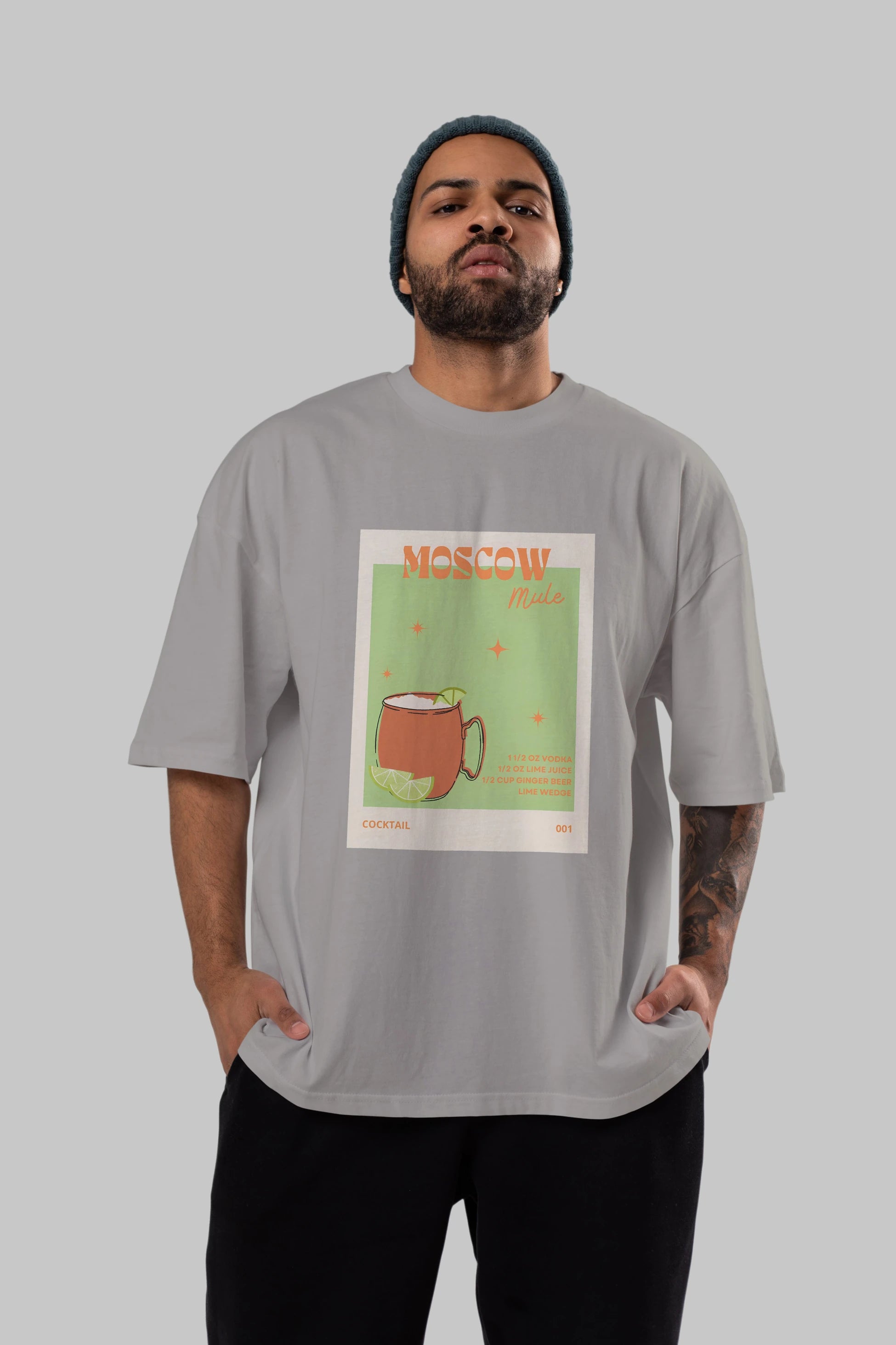 Moscow Mule 2 Ön Baskılı Oversize t-shirt Erkek Kadın Unisex %100 Pamuk Bisiklet Yaka tişort